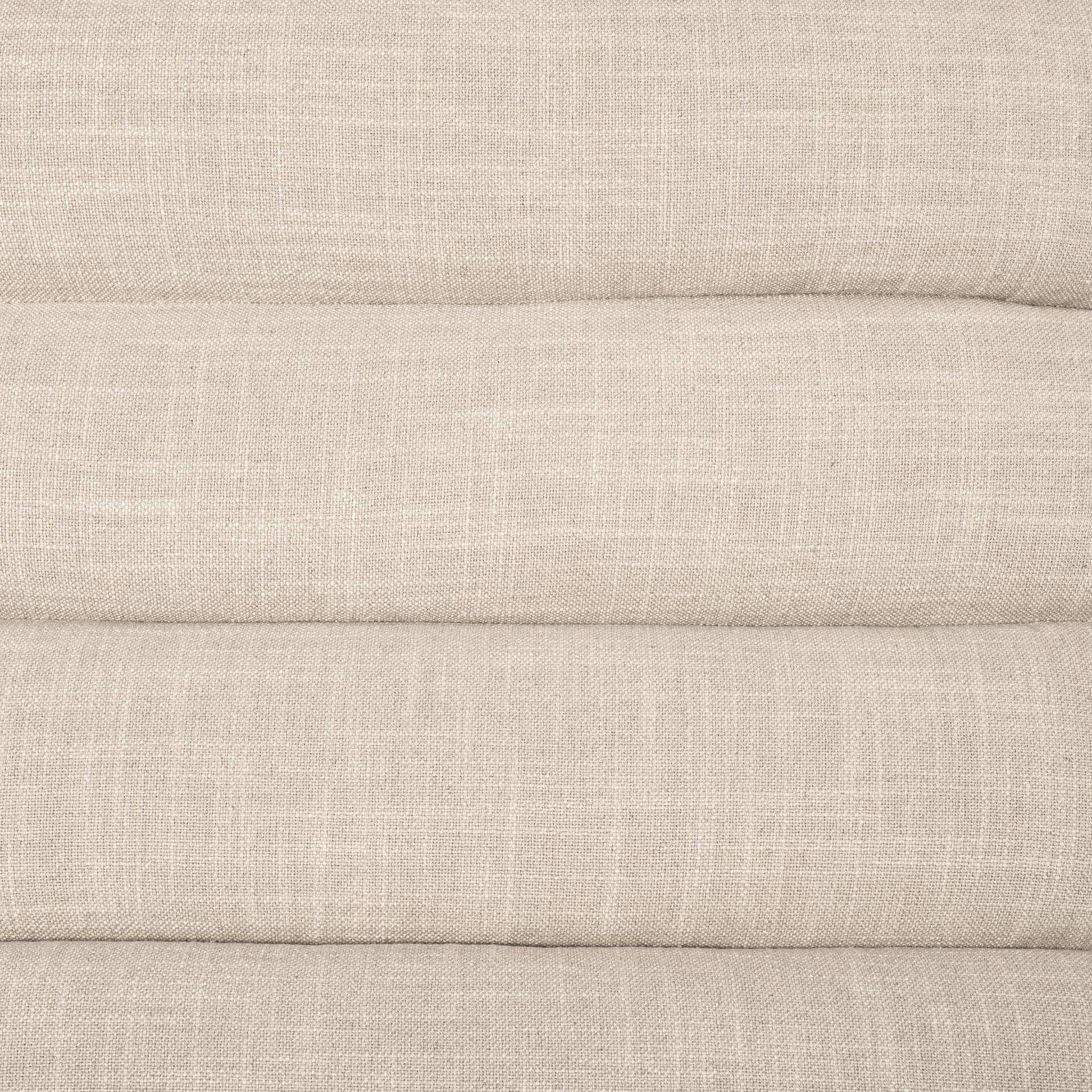 Pierre Beige Fabric Upholstered Armless Chaise Lounge Chair — product photograph