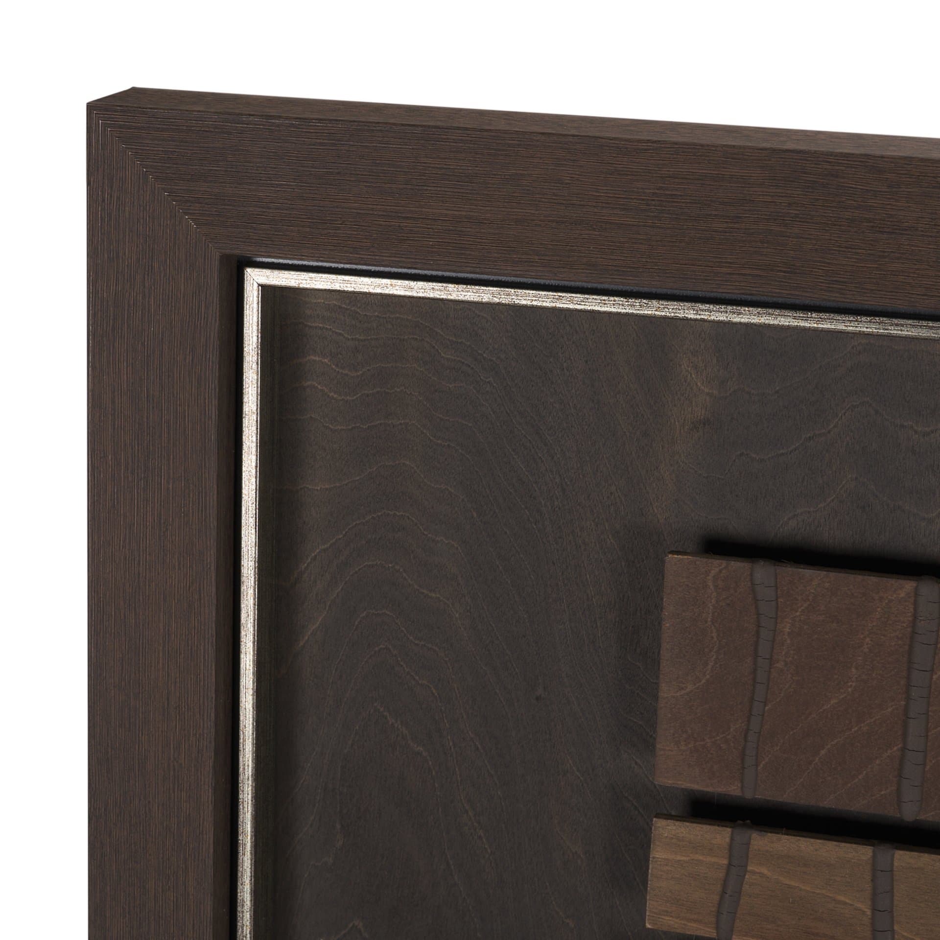 Timber Mosaic by Studio M a Handmade Original Framed Artwork — product photograph