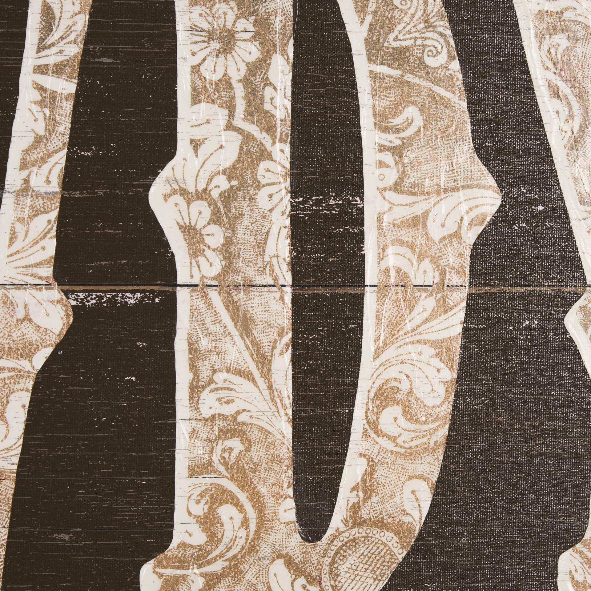 Cowboy Culture - Howdy by Mercana Studio a Hand Embelished Textured Framed Art Print — product photograph