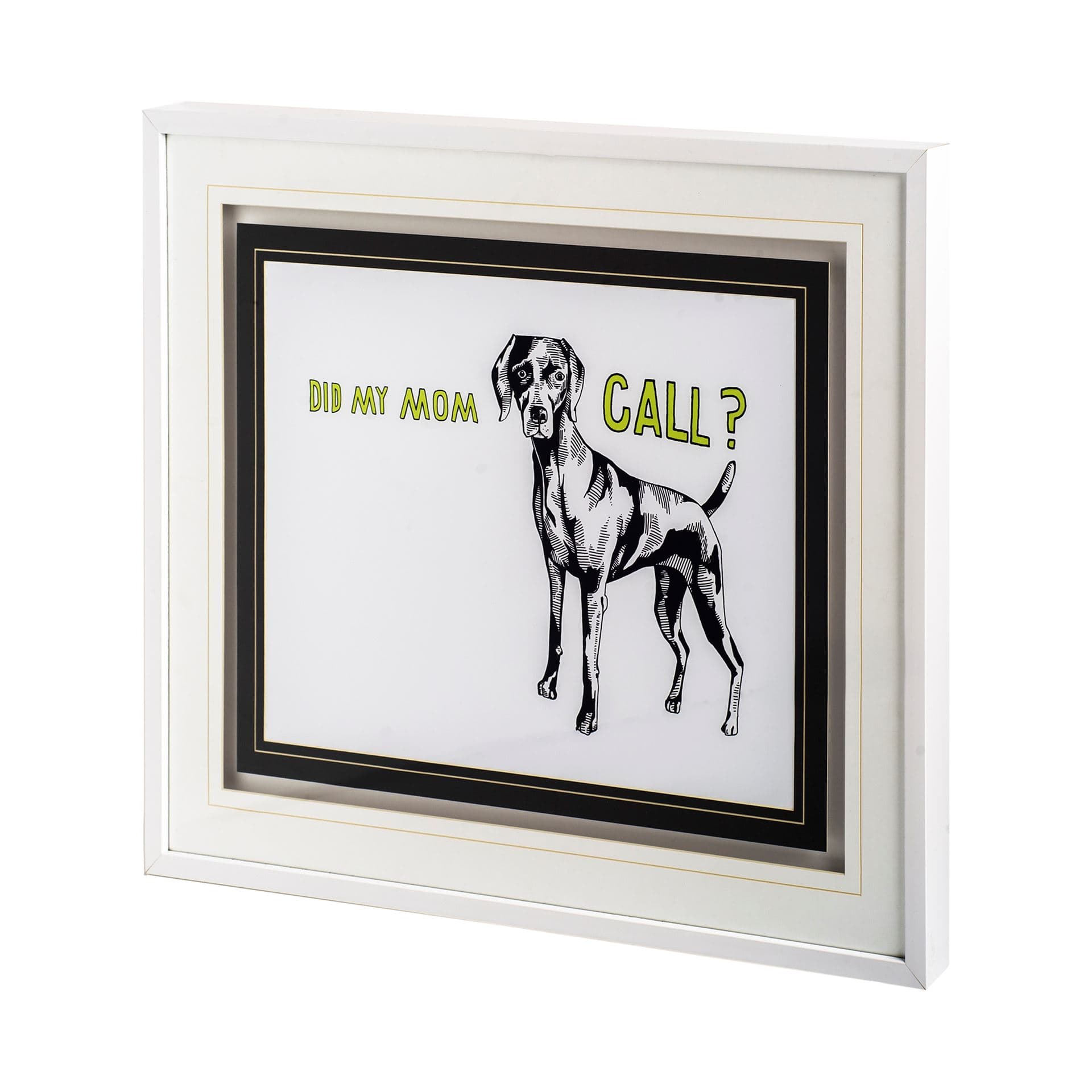 Weimaraner by Marie, Natasha a Framed Art Print Matted under Glass — product photograph