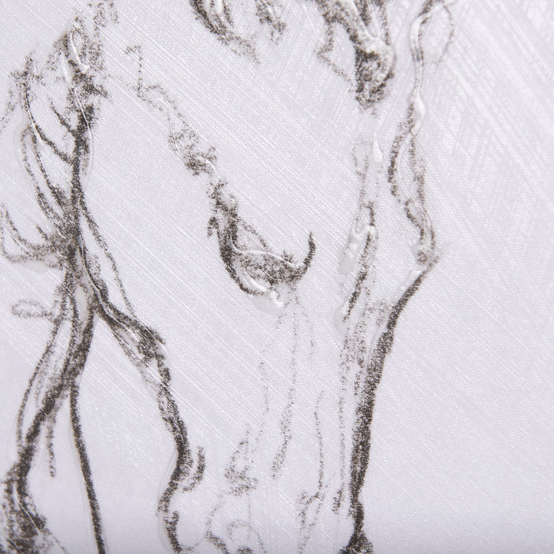 Horse I by Mercana Studio a Hand Embellished Textured Canvas — product photograph