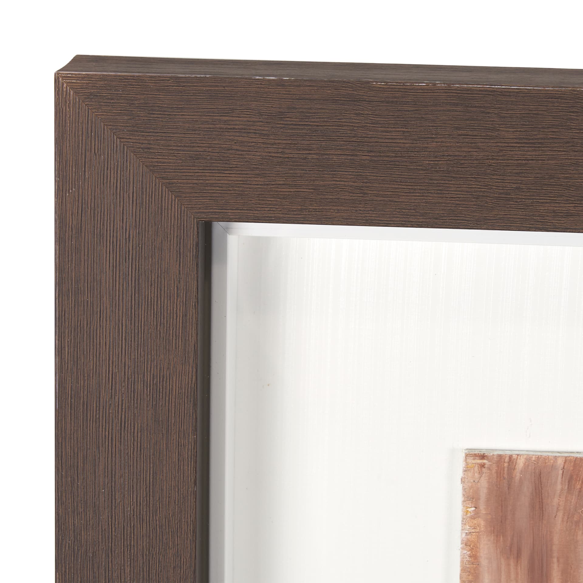 Red Rock View II by Studio M a handmade Original Framed 3D Textured Artwork under Glass — product photograph