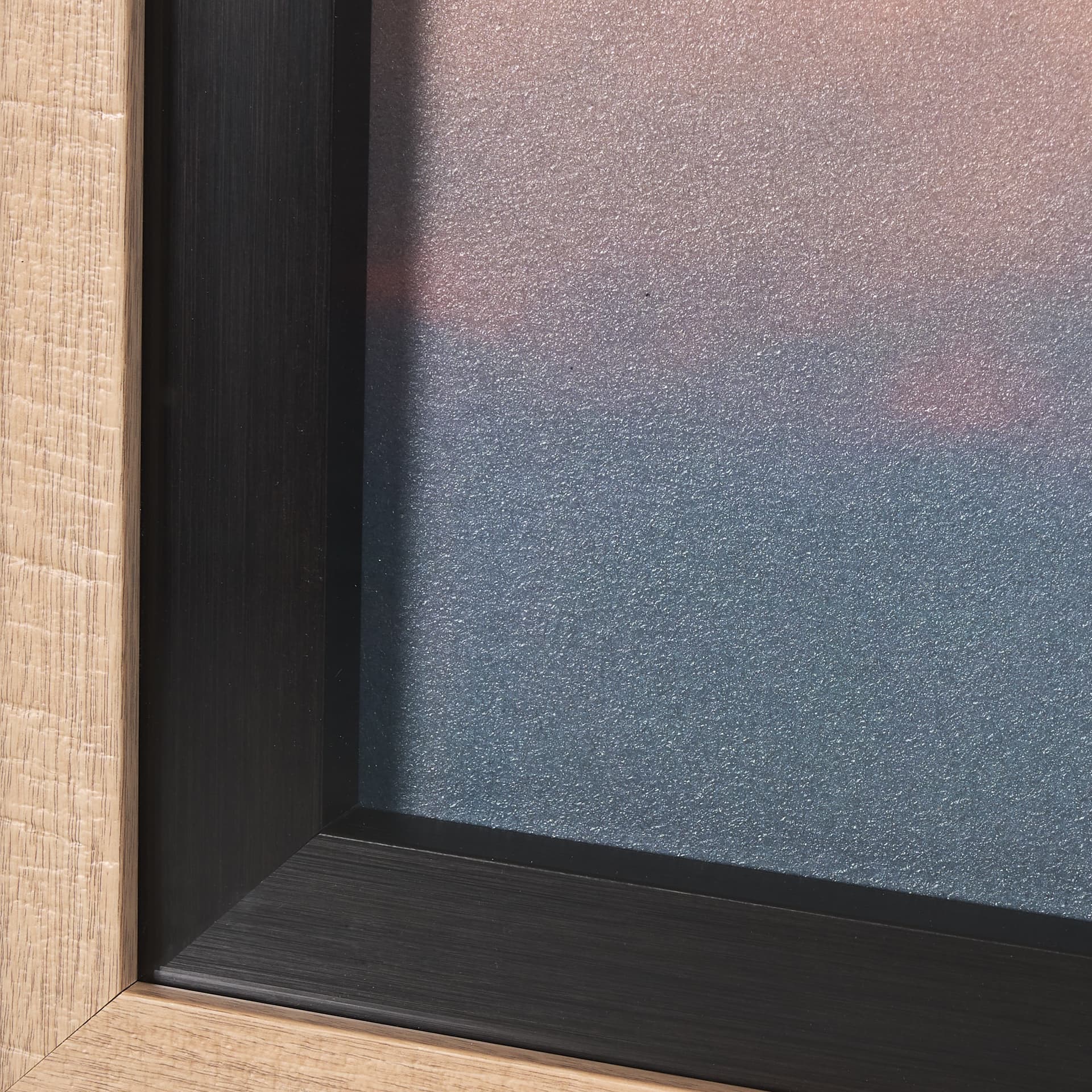 Evening Flight by Mercana Studio a Hand Embellished Textured Framed Photo Art Print Matted under Gla — product photograph