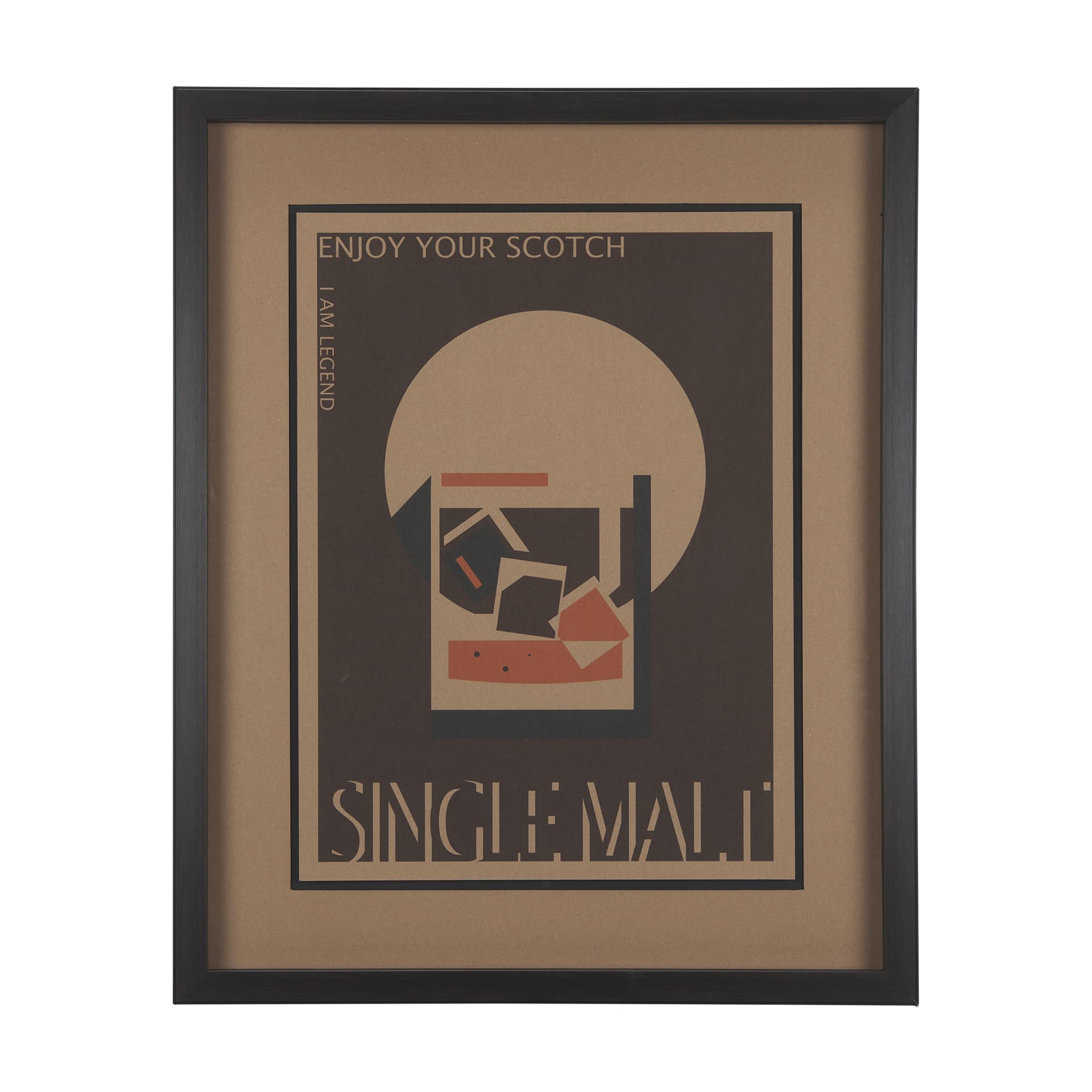 Scotch by Simeng a Framed Art Print Matted under Glass — product photograph