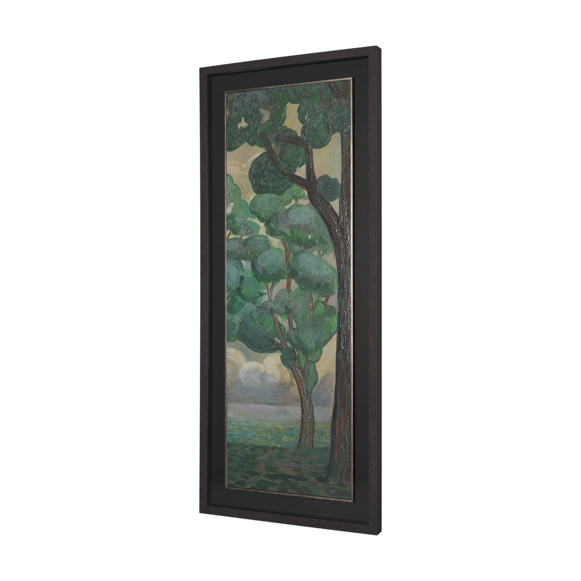 Majestic Garden II by Mercana Studio a Hand Embellished Framed Art Print under Glass — product photograph
