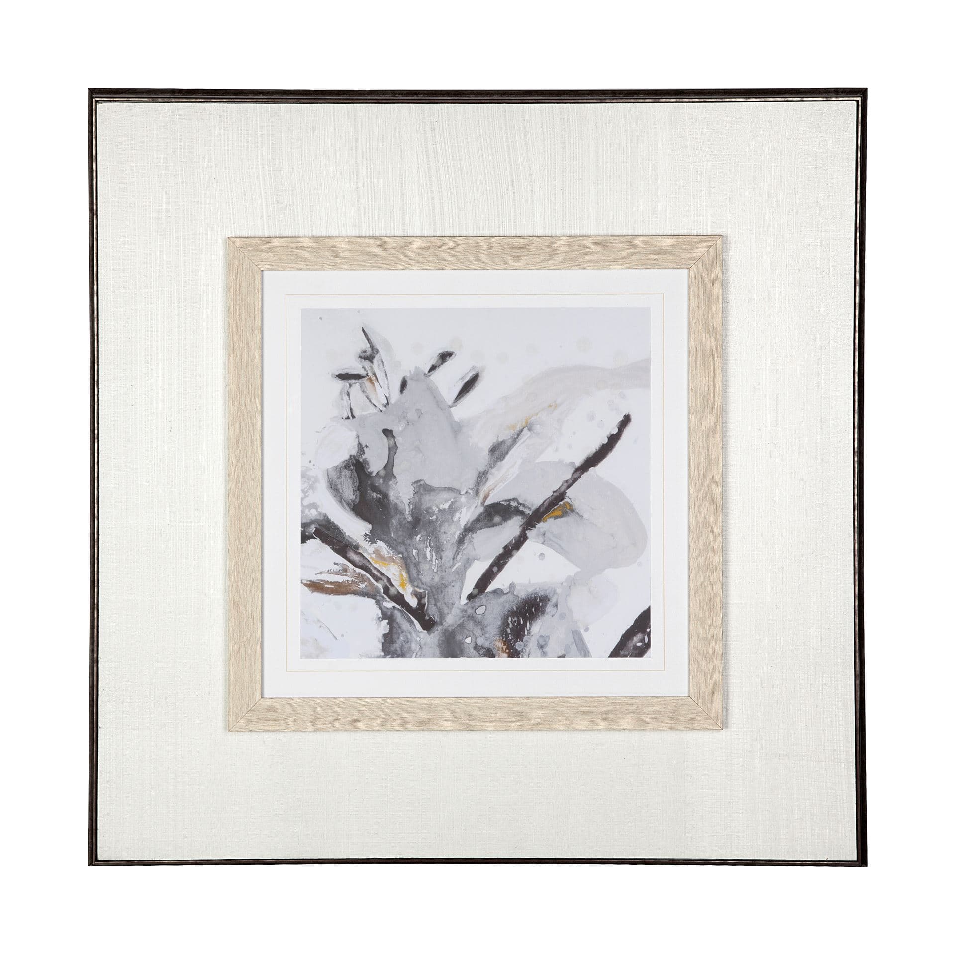 Blooming Opalescent II by Mercana Studio Hand Embellished Framed Art Print Matted under Glass — product photograph
