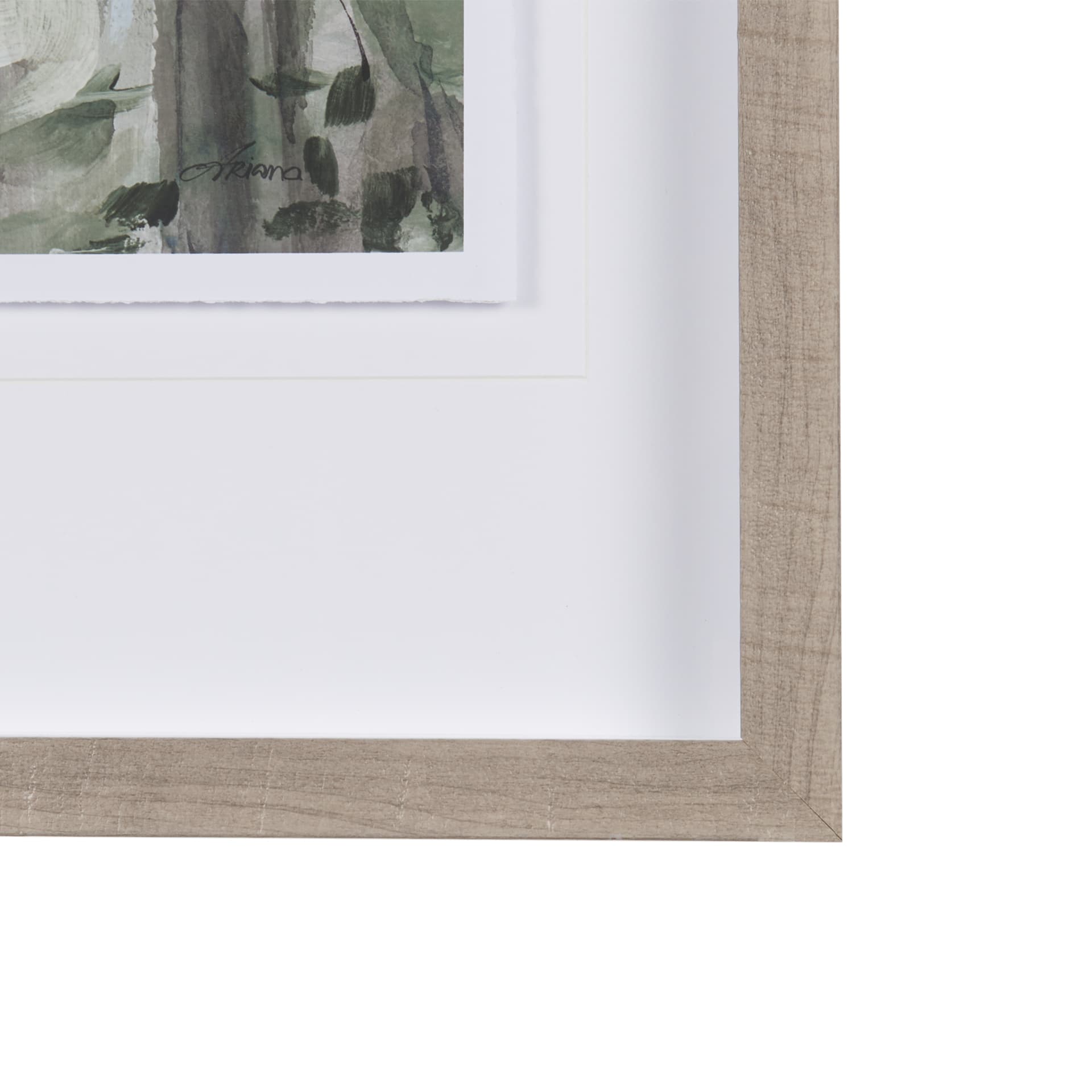 The Old Lodge Lane II by Natalia a Framed Art Print Matted under Glass — product photograph