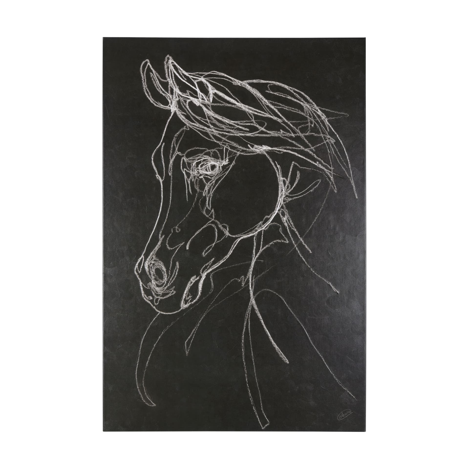 Arabian Dark II by Mercana Studio a Hand Embellished Textured Canvas — product photograph