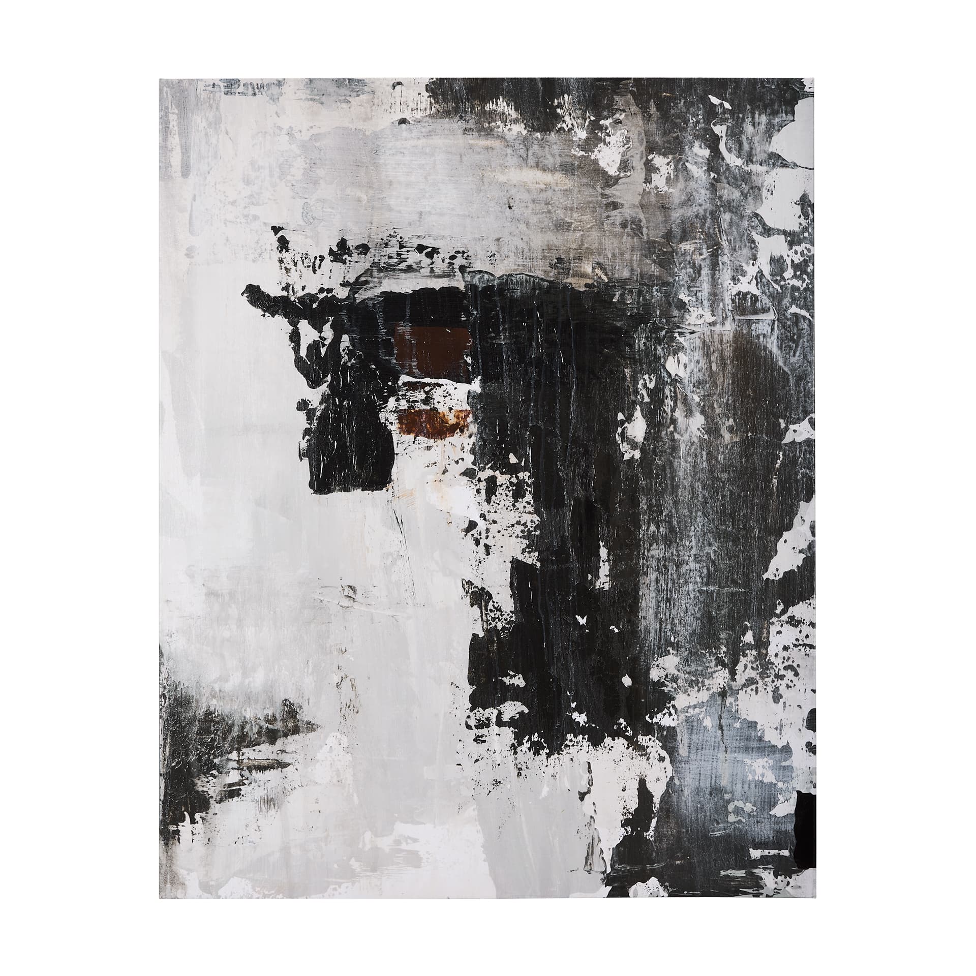 The Fog I by Mercana Studio a Hand Embellished Textured Canvas — product photograph