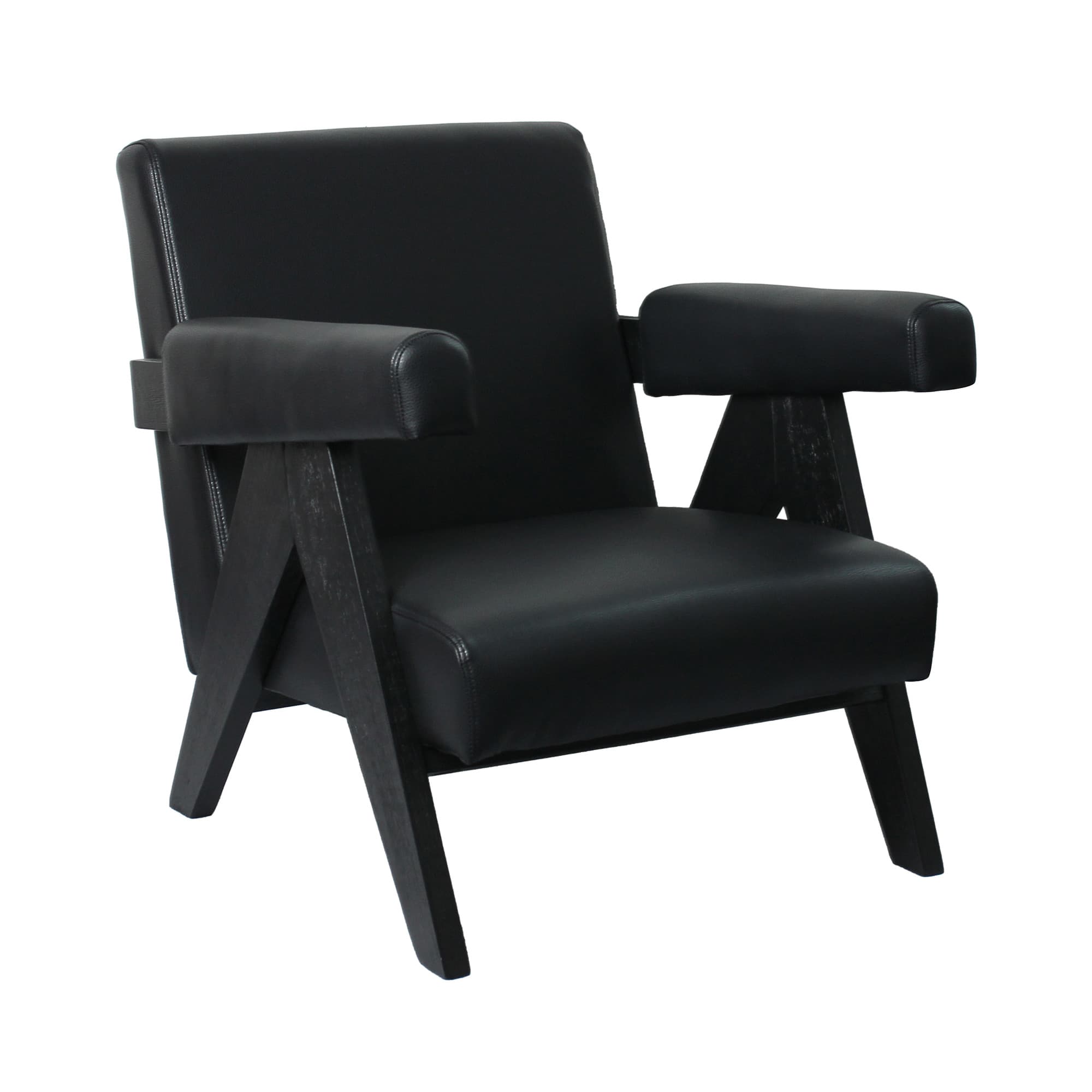 Pierre Arm Lounge Vegan Leather — product photograph