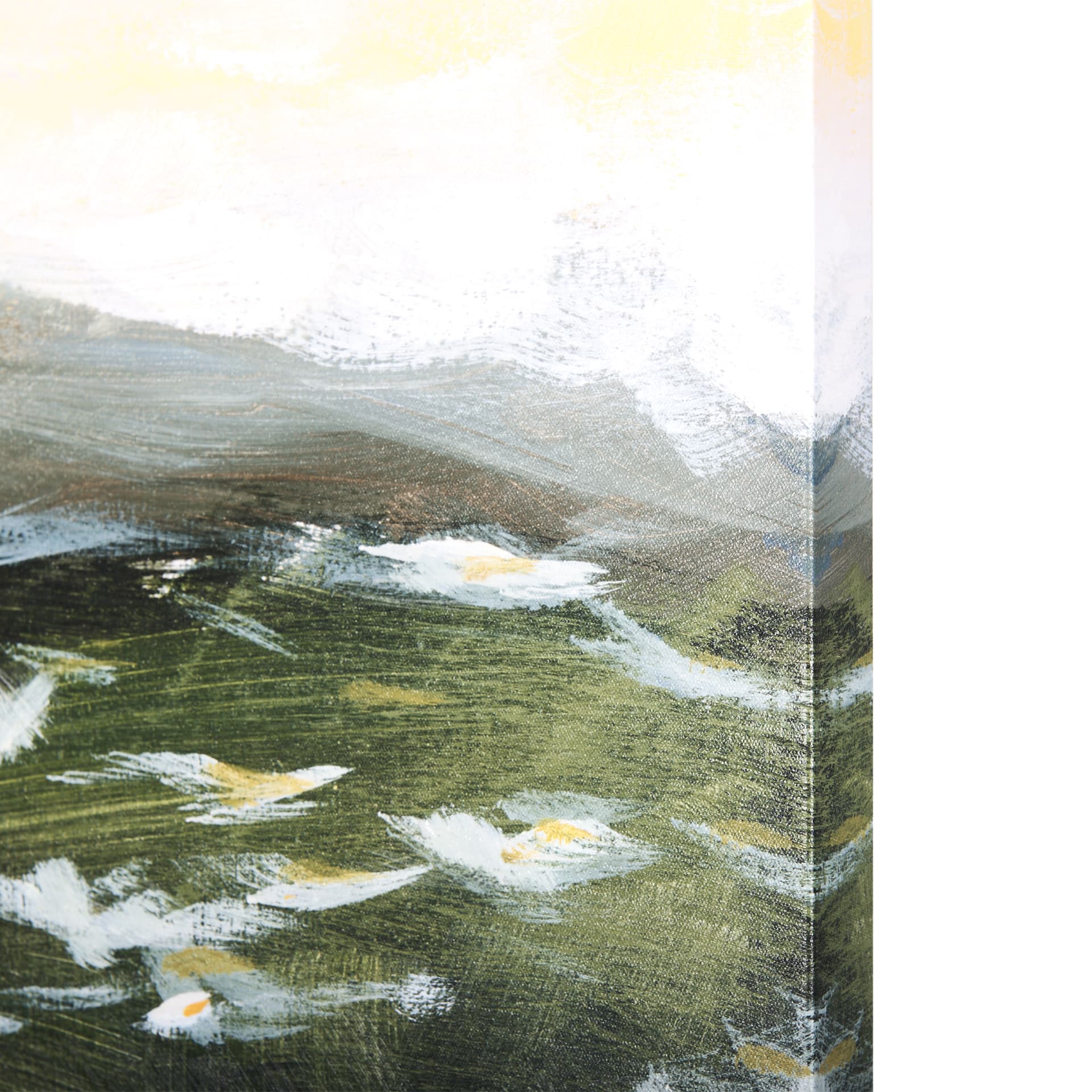 Sunrise Valley II by Mercana Studio a Hand Embellished Textured Canvas — product photograph