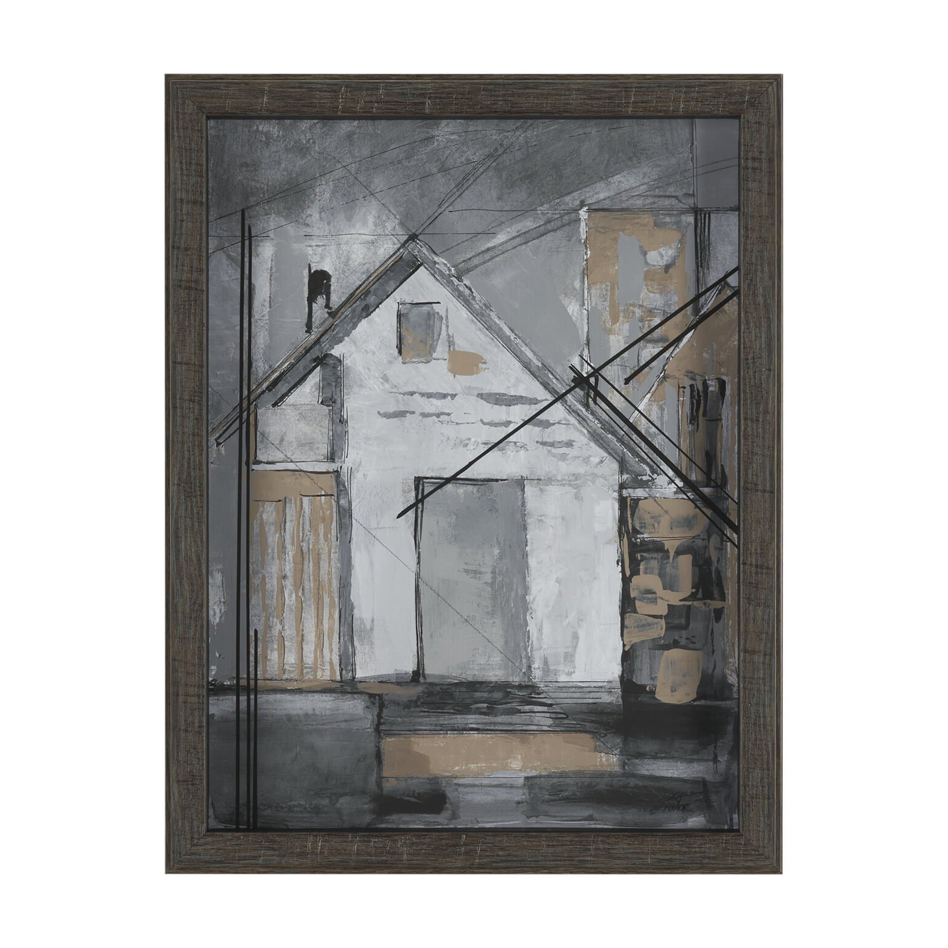 Community 2A by Mercana Studio Framed Artwork Matted under Glass — product photograph