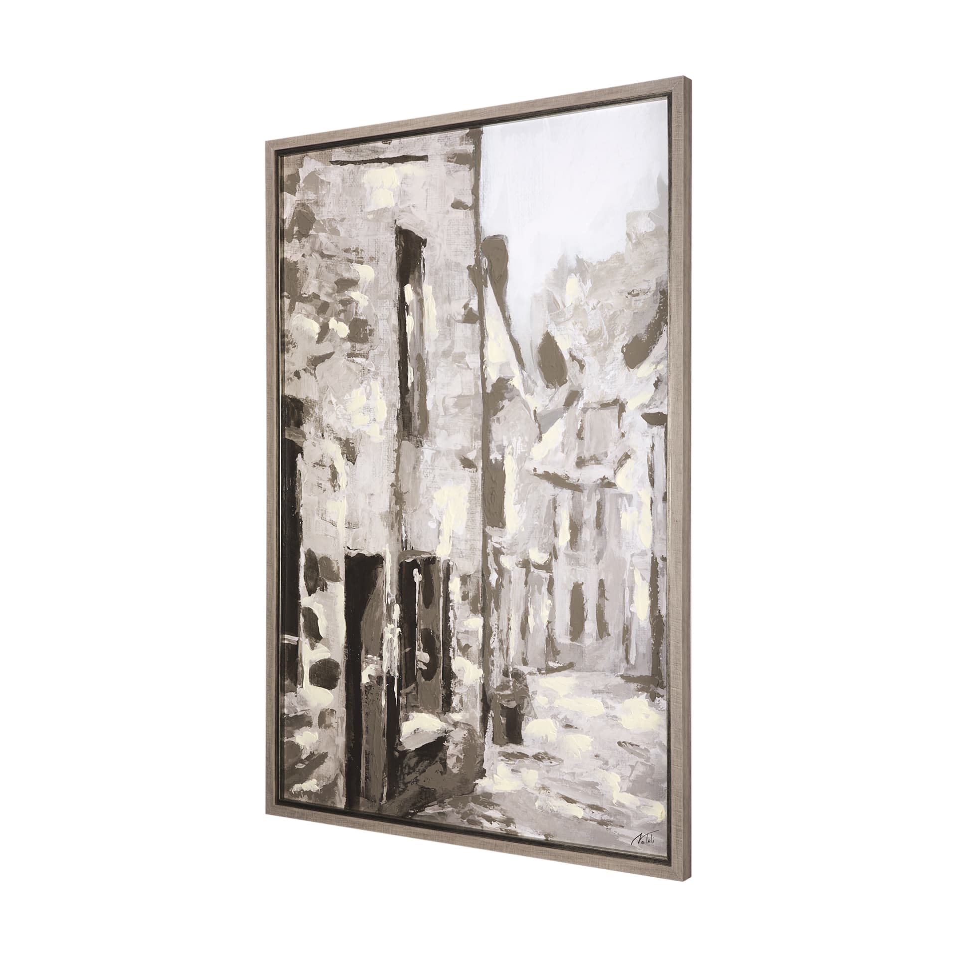 Old Lane I by Mercana Studio a Hand Embellished Textured Framed Art Print — product photograph