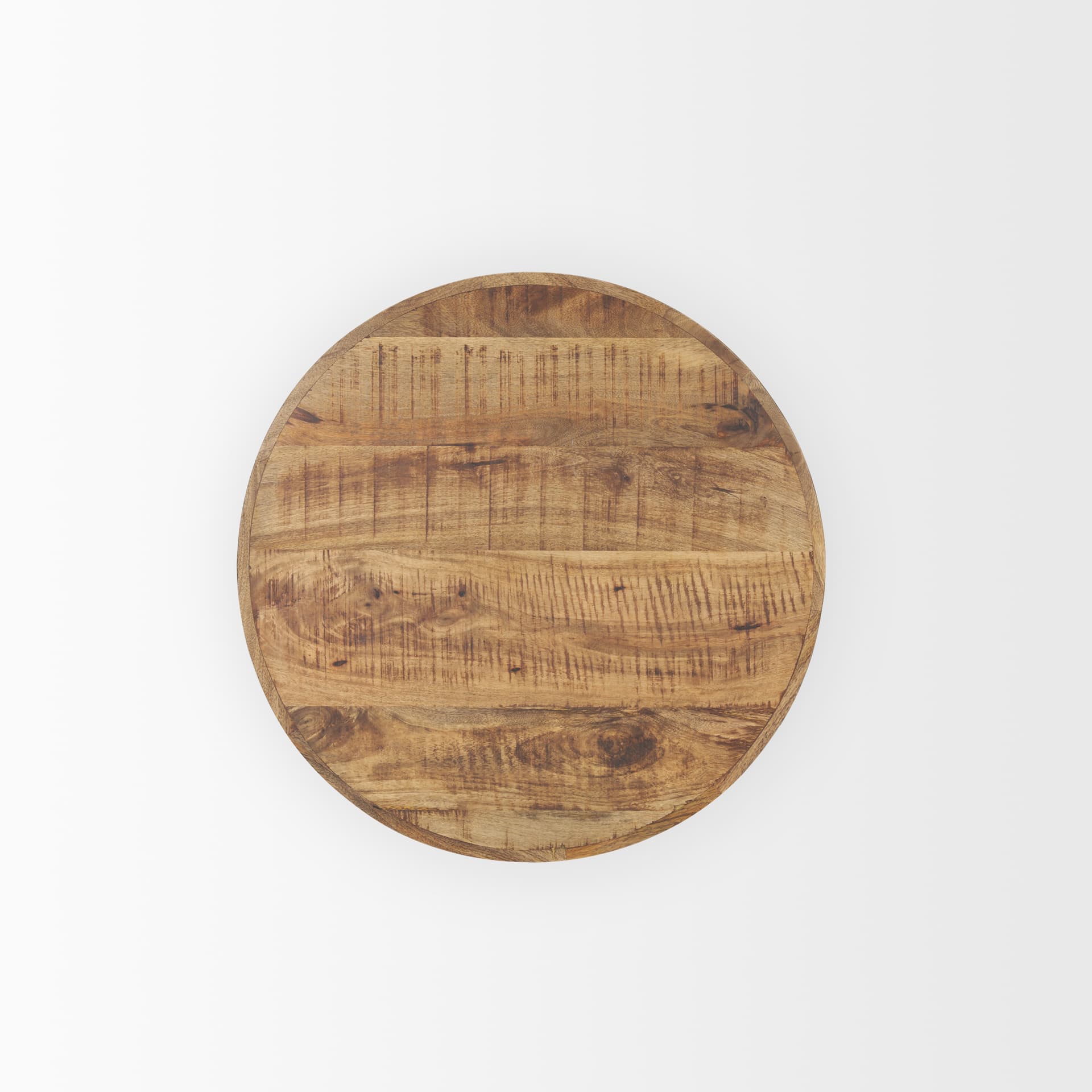 Rosie Large Brown Wood End Table — product photograph