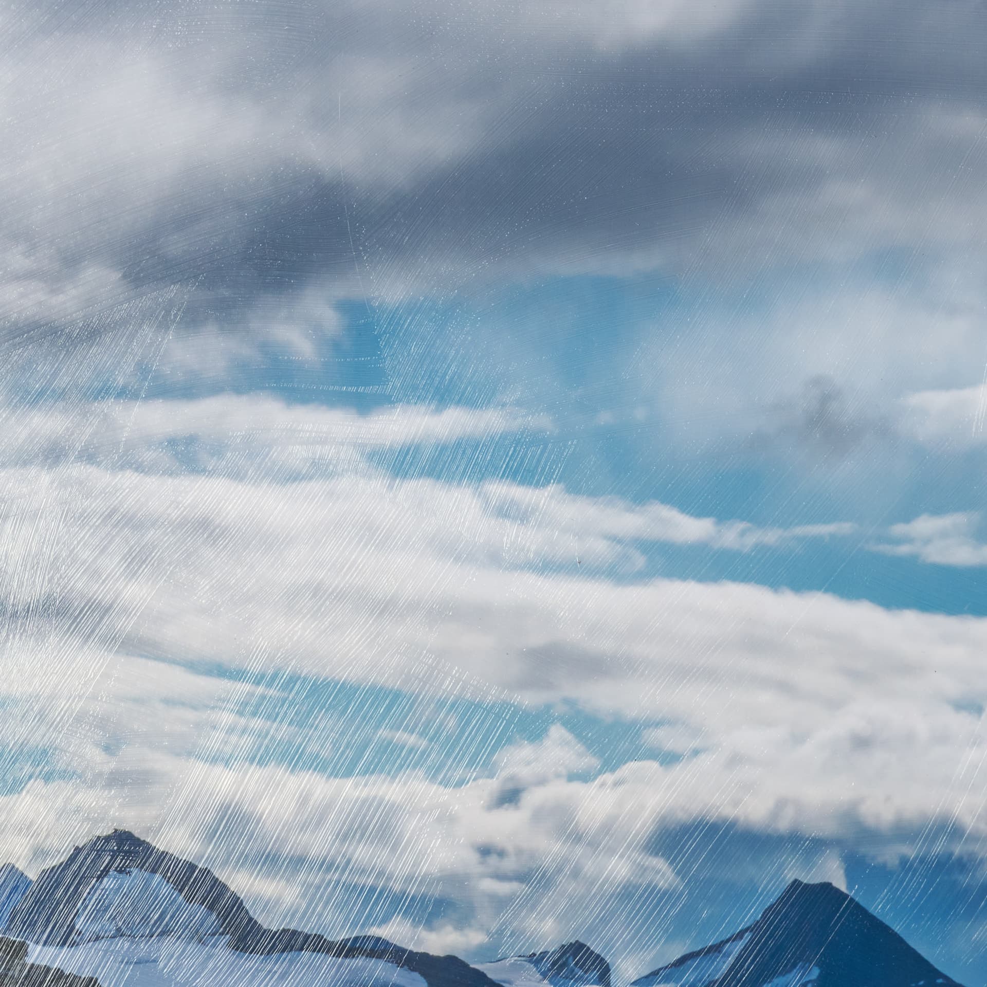 Skagway, Alaska Mountains by Richard Silver Textured Framed Art Print Matted under Glass — product photograph