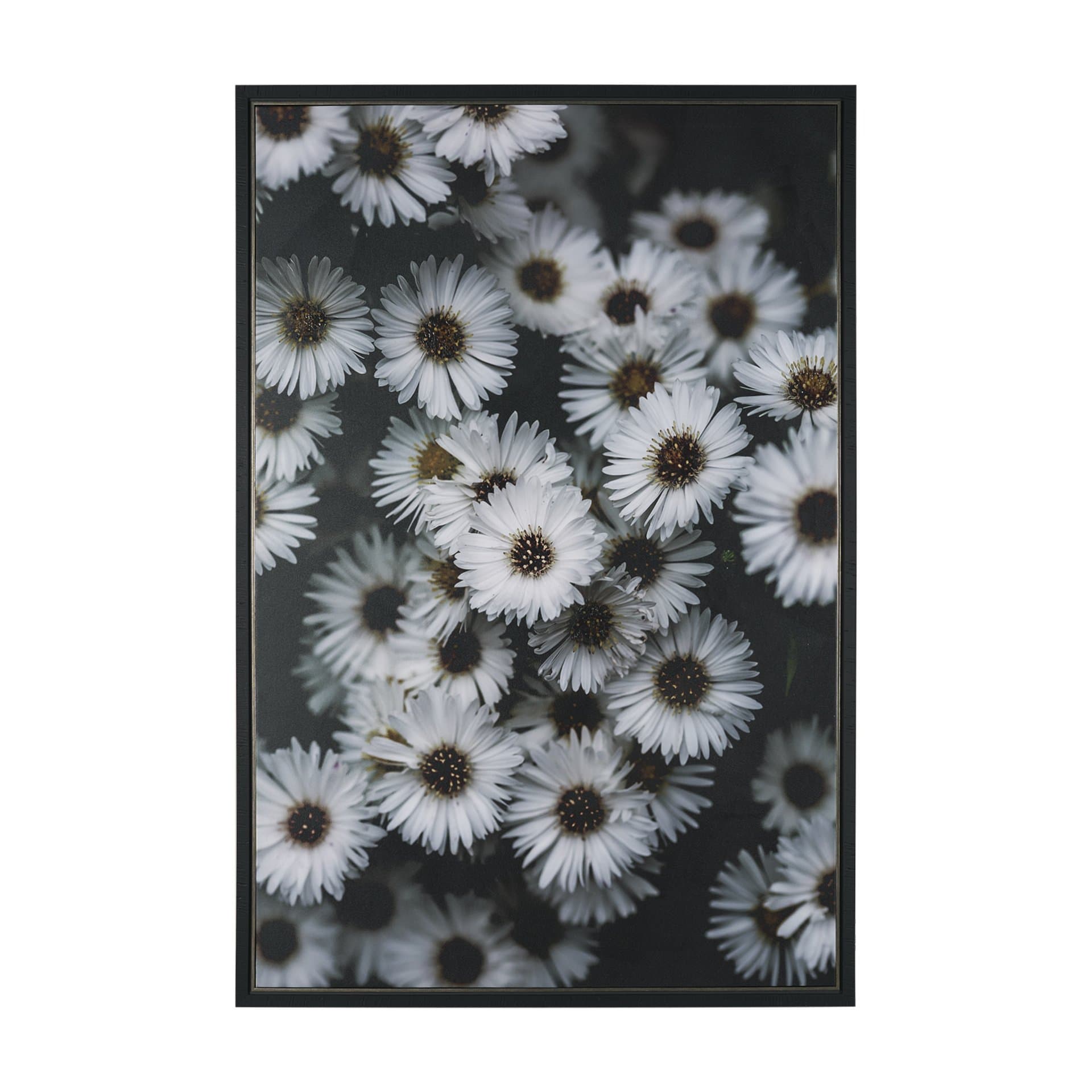 Tiny Flowers 3 by Mareike Bohmer Hand-Embellished Textured Framed Canvas Art Print — product photograph