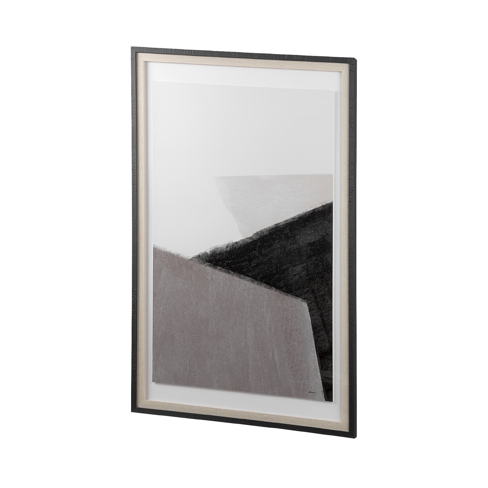 Pages II by Mercana Studio a Hand Embelished Textured Framed Art Print Matted under Glass — product photograph