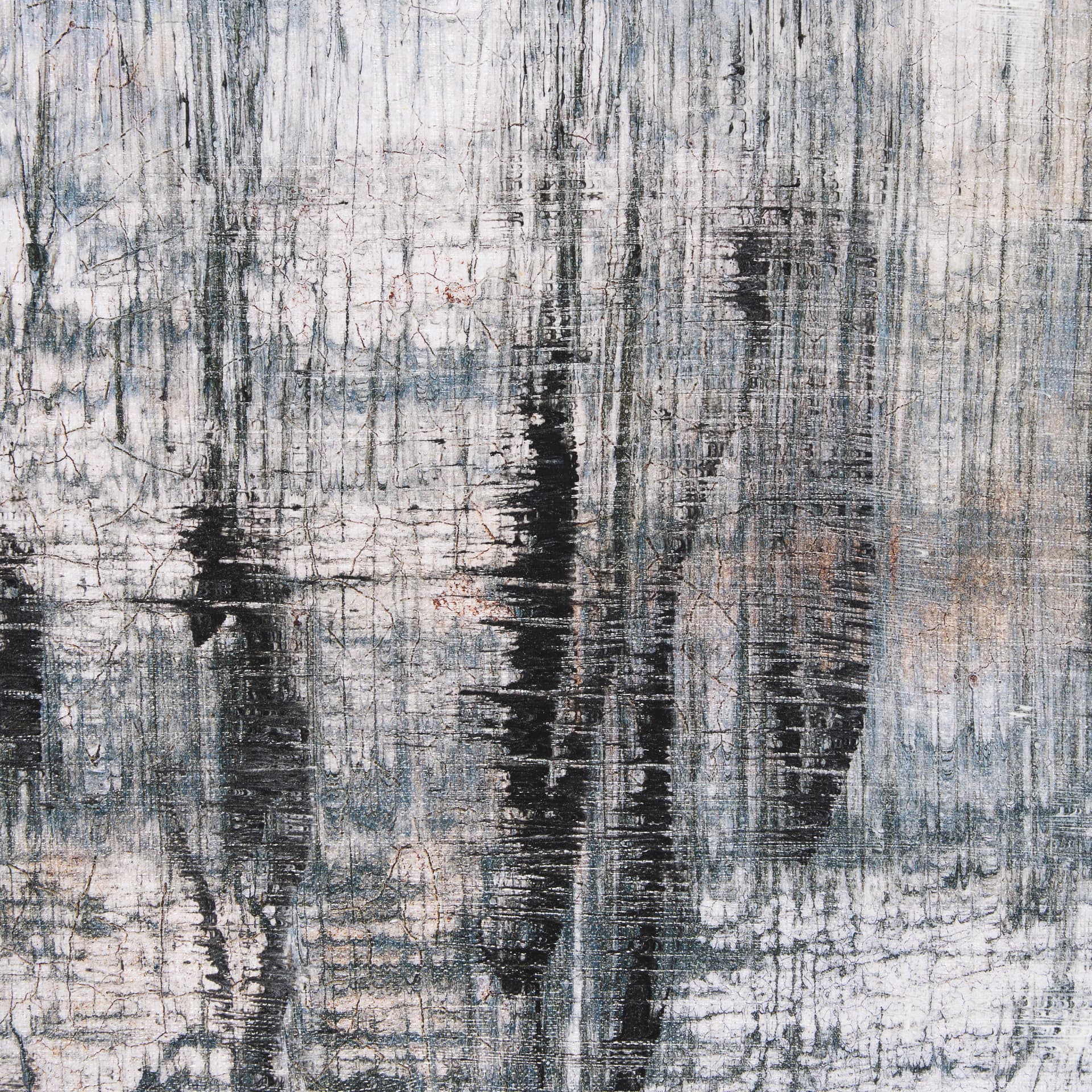 Merge Framed Canvas by Morgan McLaren a Hand Embellished Textured Framed Canvas — product photograph