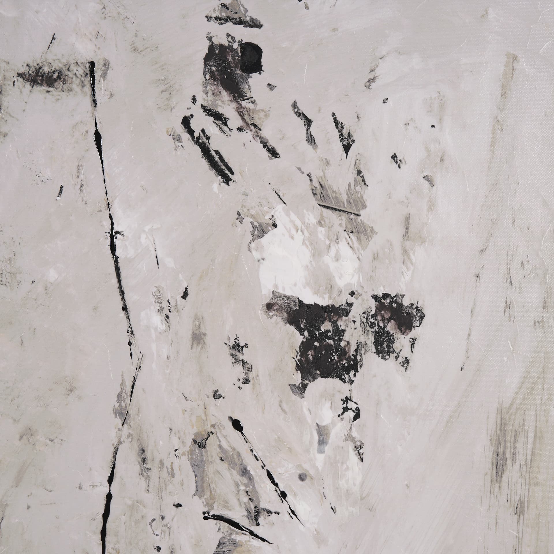 Clay I by Mercana Studio a Hand Embellished Textured Framed Canvas — product photograph