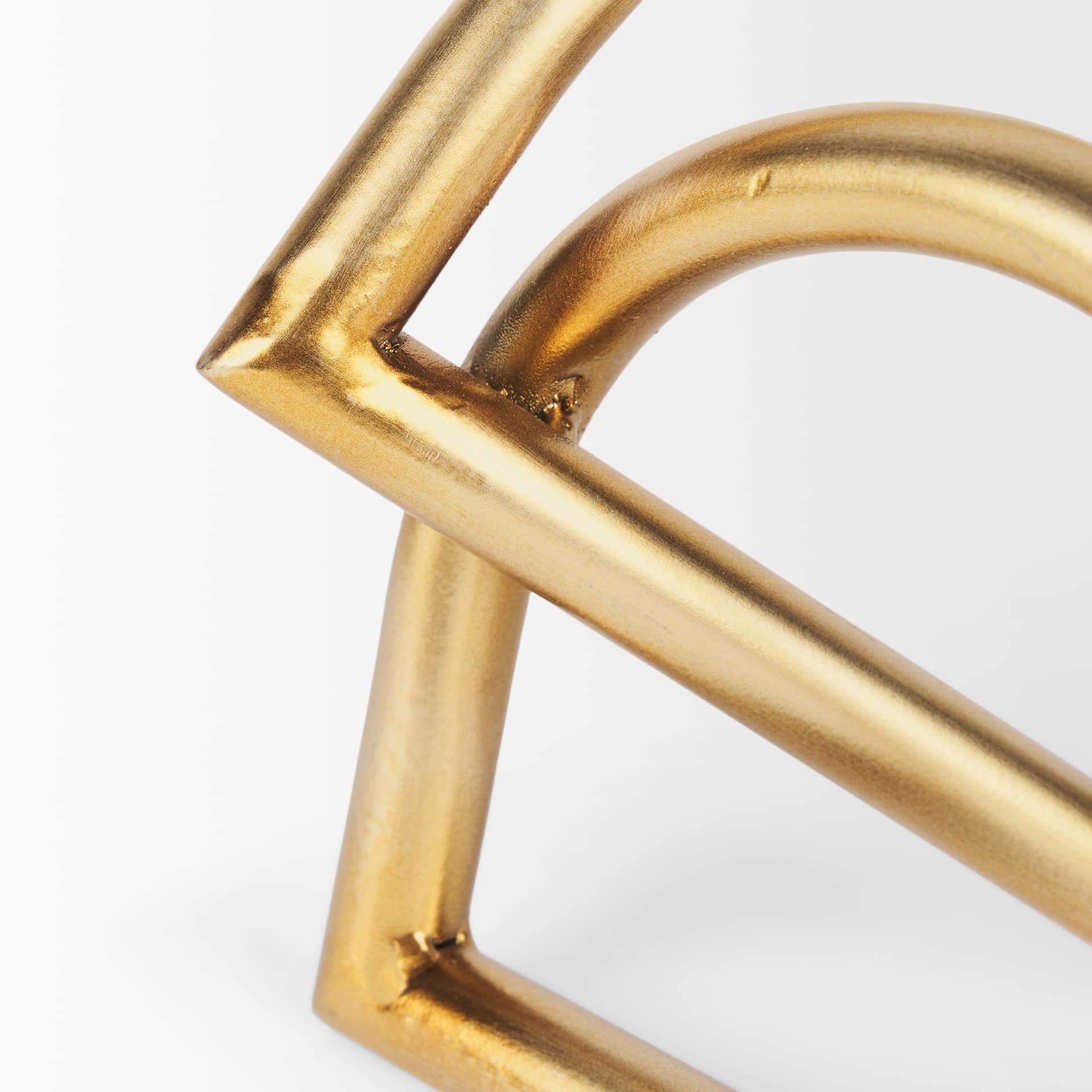 Locke Large Gold Metal Decorative Object — product photograph