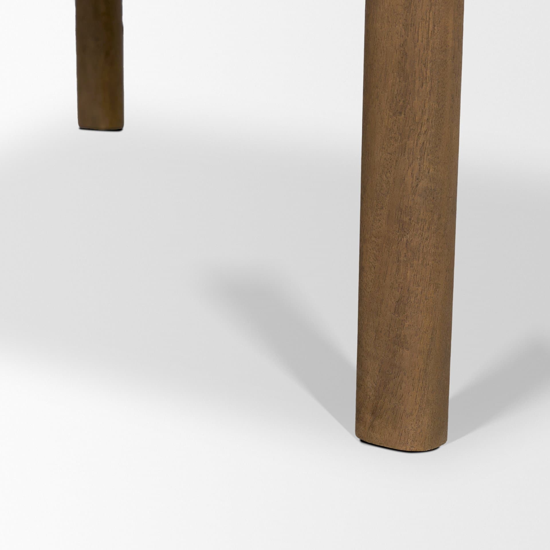 Riven Oak Wood Square Side Table — product photograph
