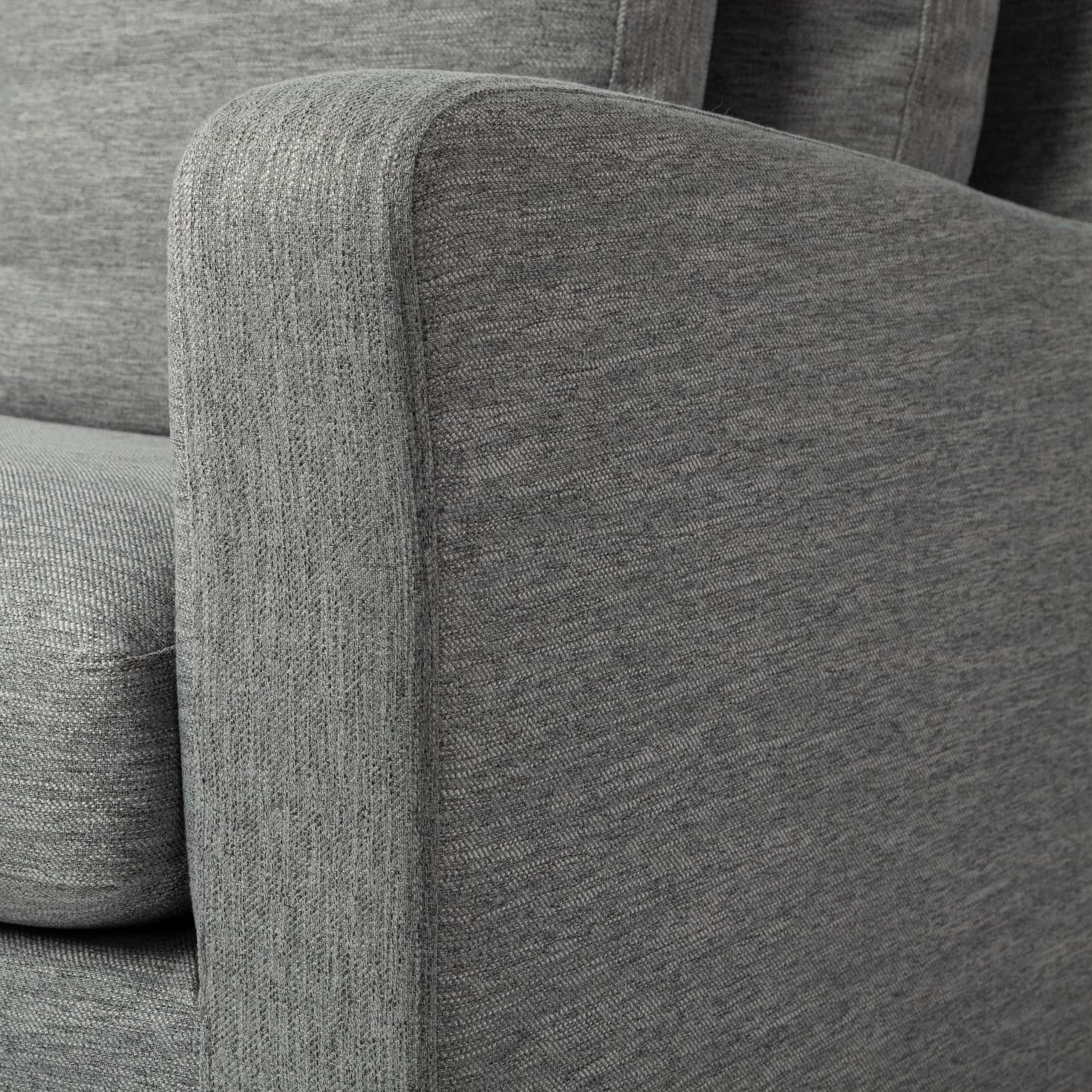 Denly III 38 X 38.25 X 34.5 Castlerock Gray Slipcover Upholstered Arm Chair — product photograph
