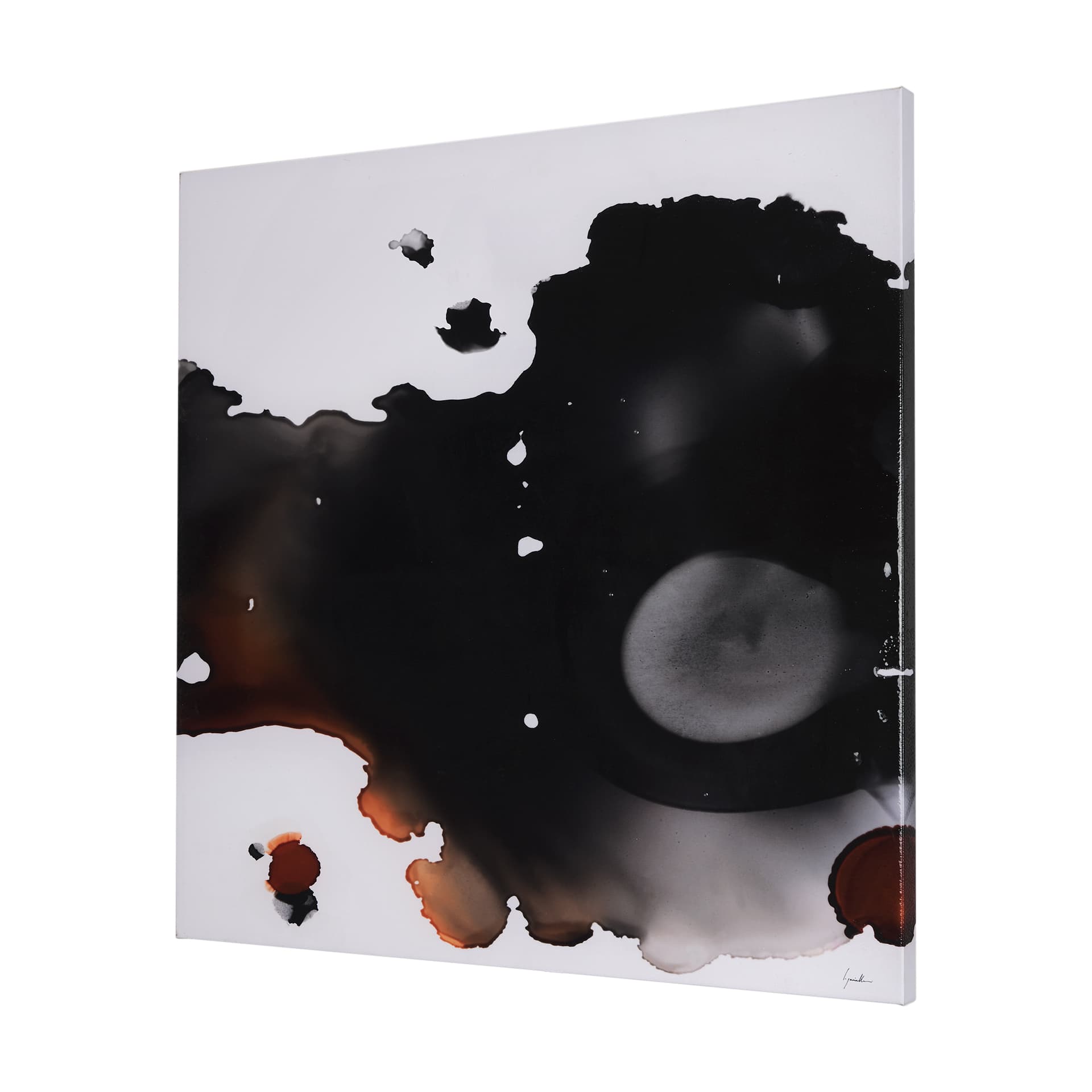 Shimmering Night II by Mercana Studio a Hand Embellished Textured Canvas — product photograph