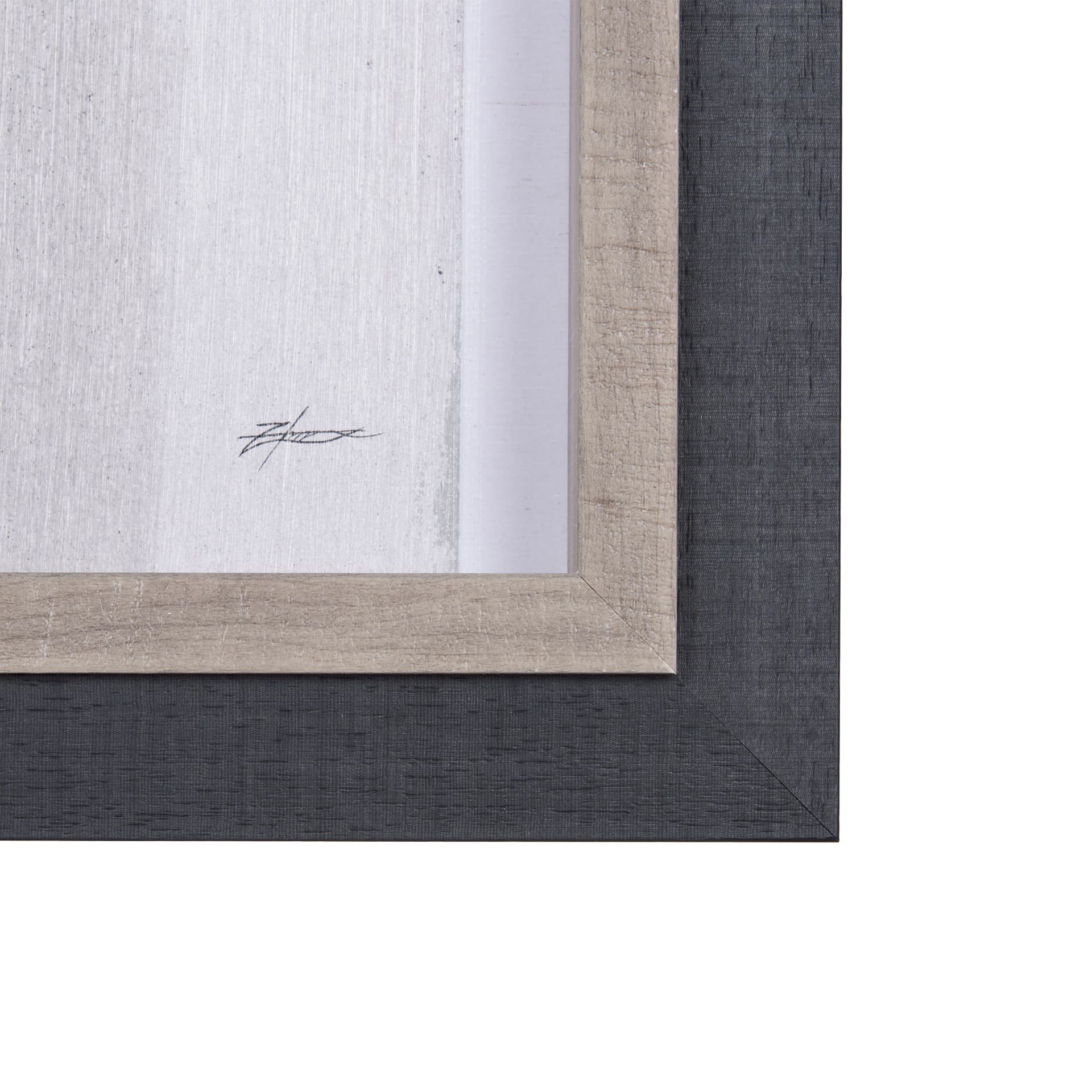 Blocks I by Mercana Studio a Hand Embellished Textured Framed Art Print — product photograph