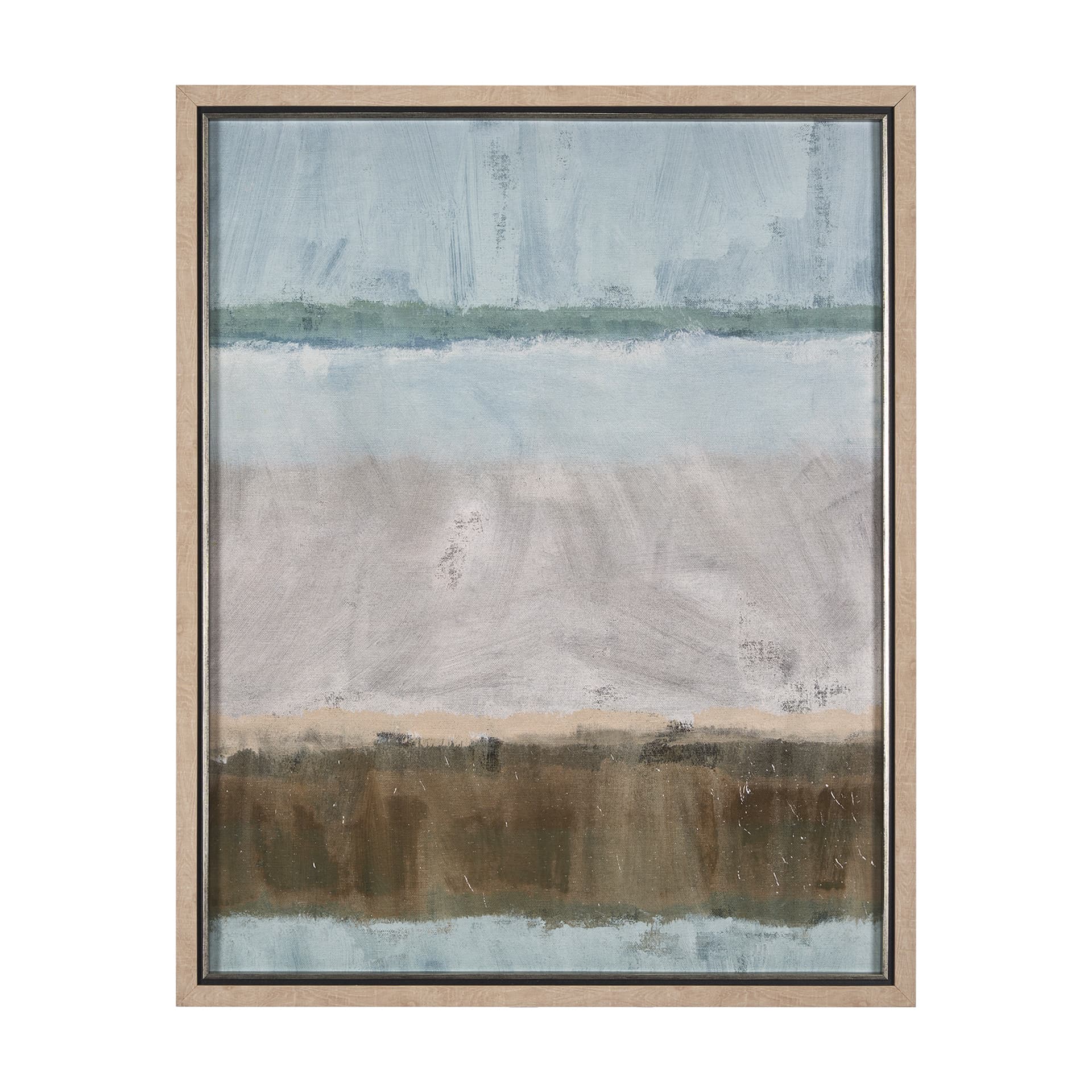 Quiet Echoes - Flow by Mercana Studio a Hand Embellished Textured Framed Art Print — product photograph