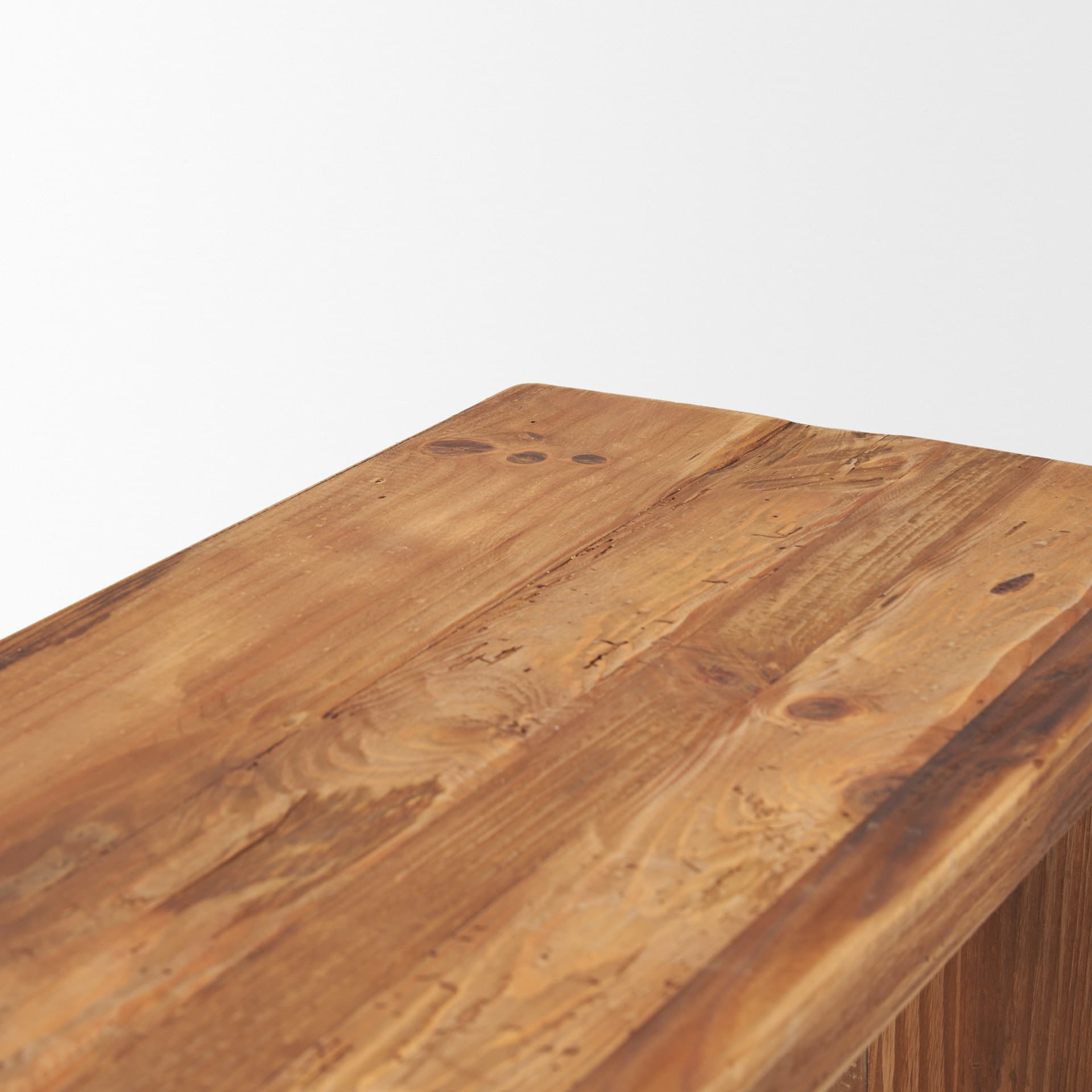 Tahira Rectangular Recycled Wooden Bench — product photograph