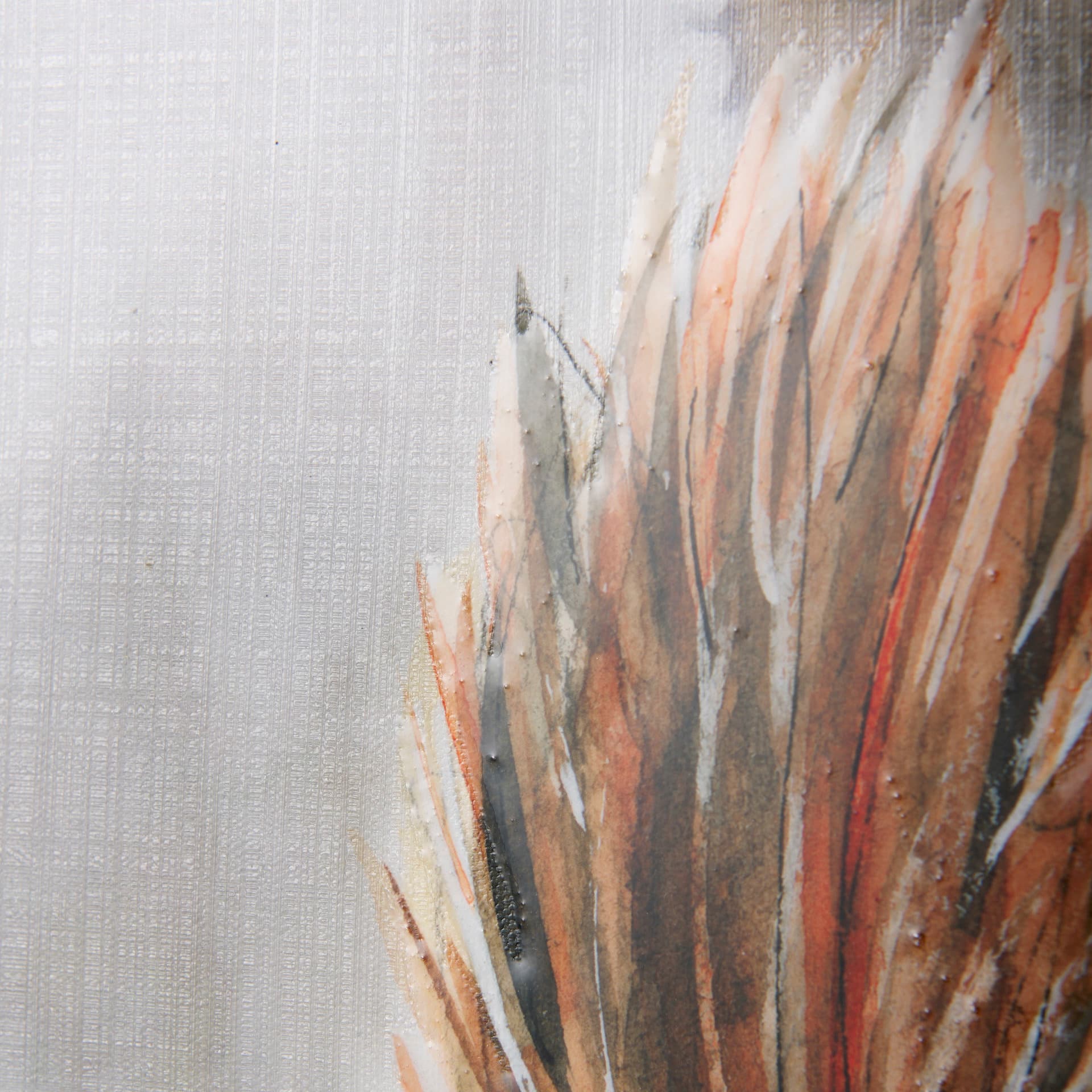 Forest Squirrel by Mercana Studio a Hand Embellished Textured Canvas — product photograph