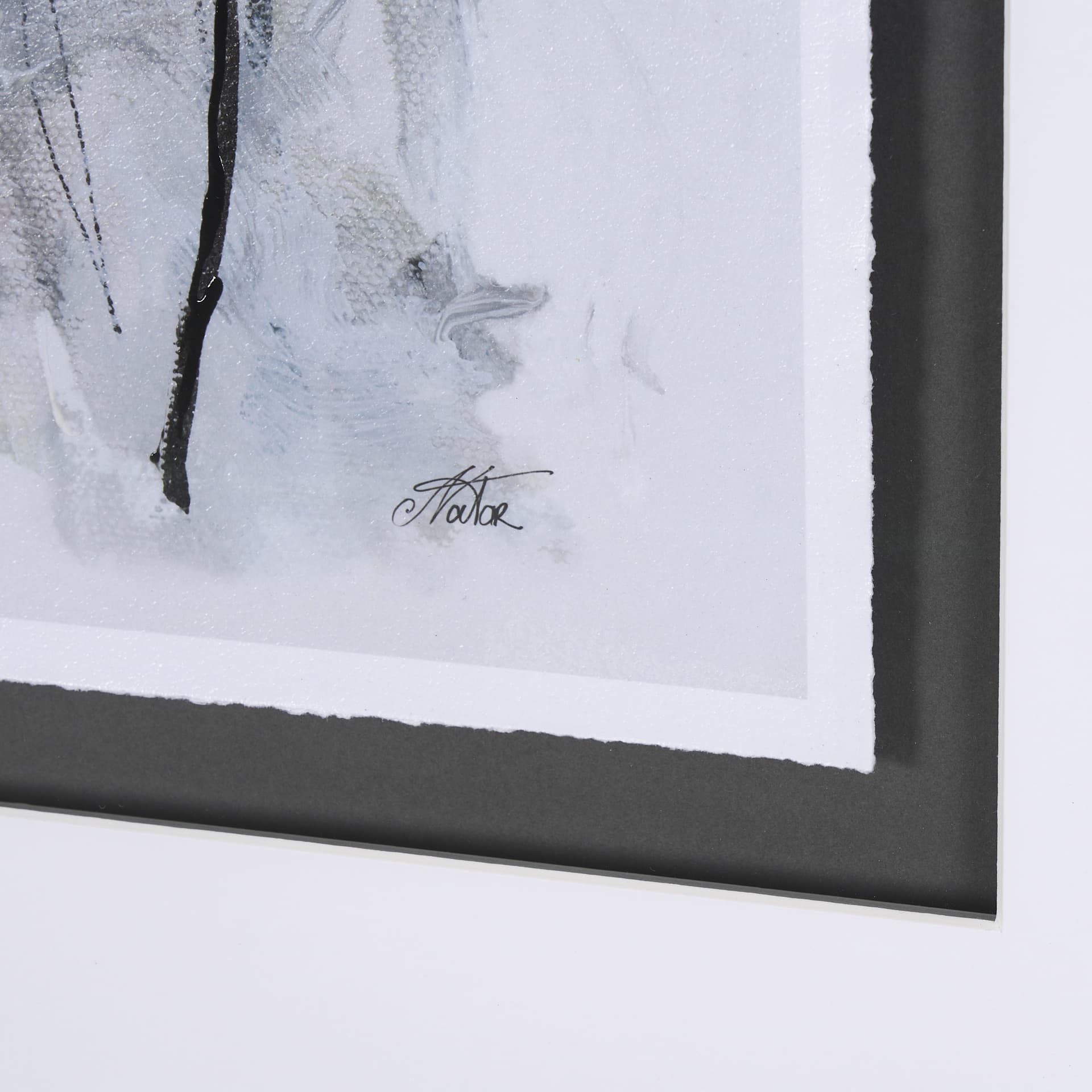 Gathering II by Mercana Studio a Hand Embellished Textured Framed Art Print Matted under Glass — product photograph