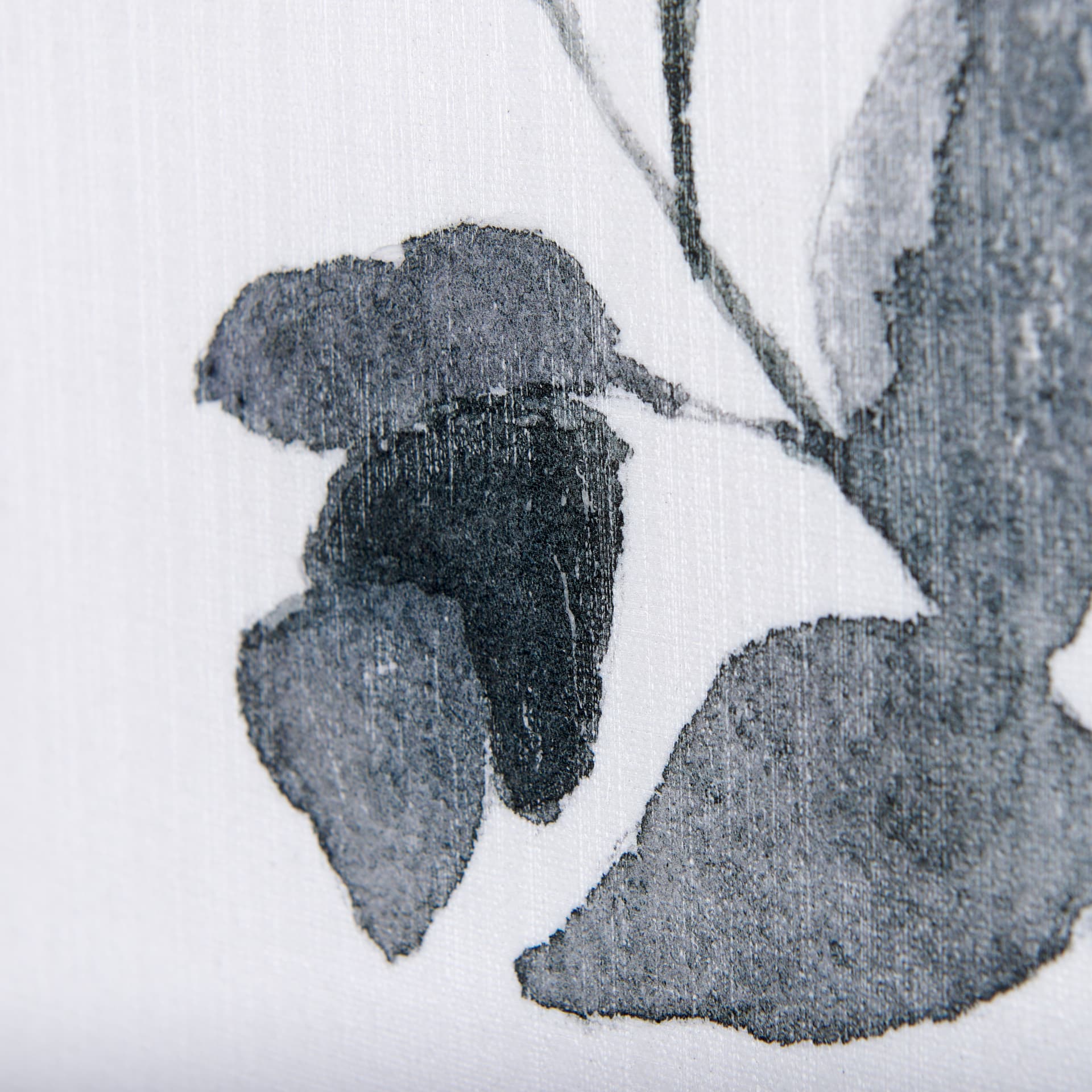 Leaf Shadow III by Mercana Studio a Hand Embellished Textured Canvas — product photograph