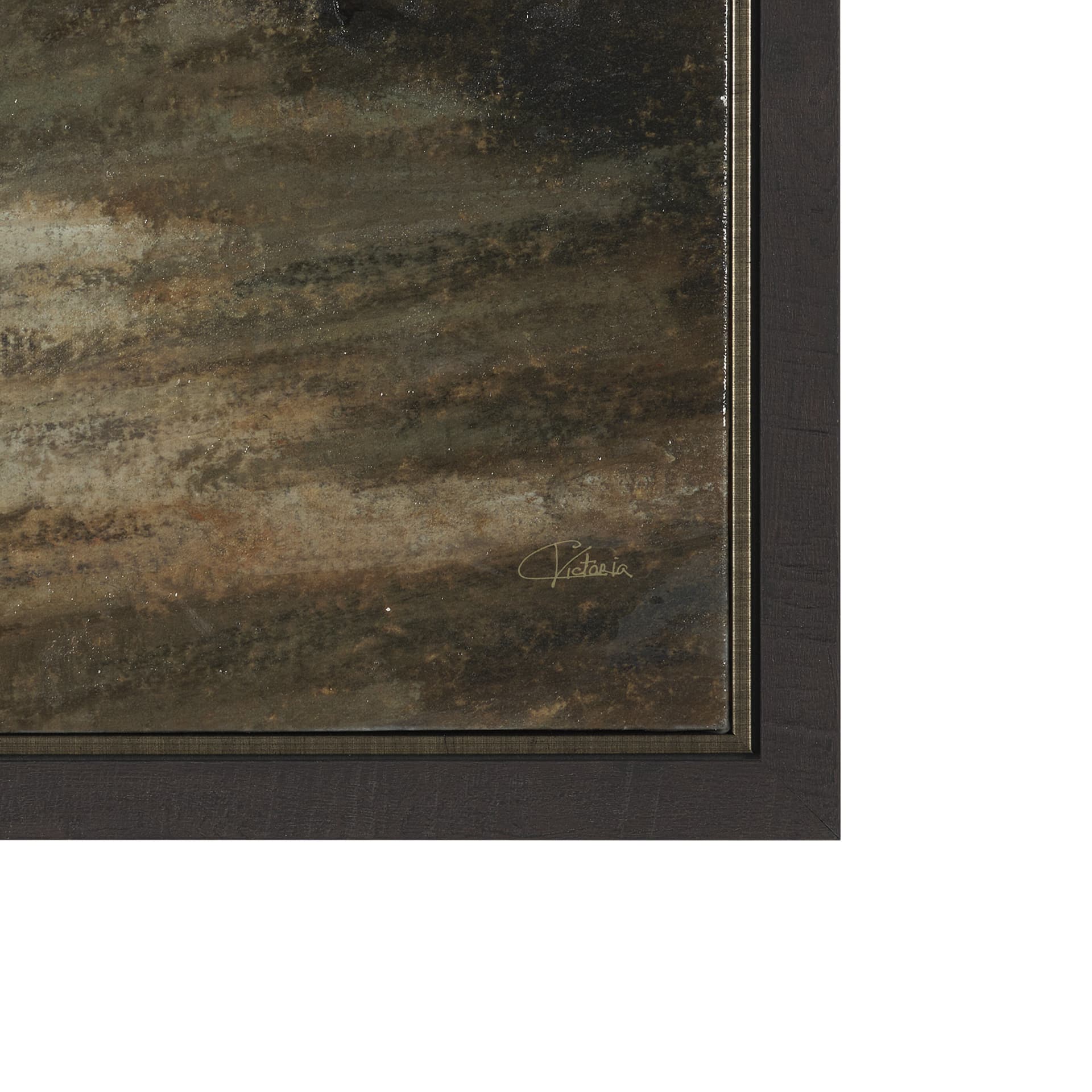 Forest Edge I by Mercana Studio Hand-Embellished Textured Framed Canvas Artwork — product photograph