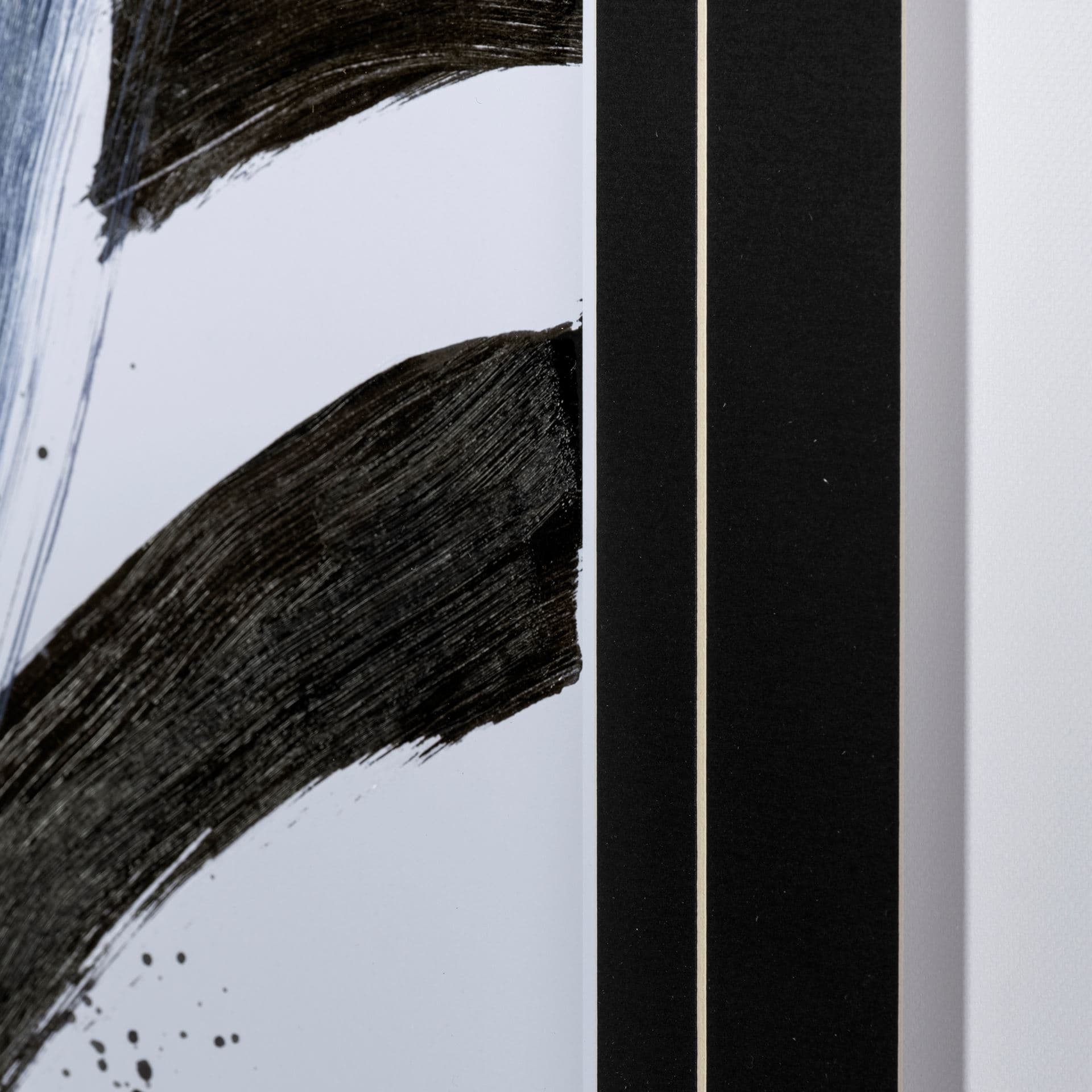 Low Storm II by Mercana Studio a Hand Embellished Textured Framed Art Print Matted under Glass — product photograph