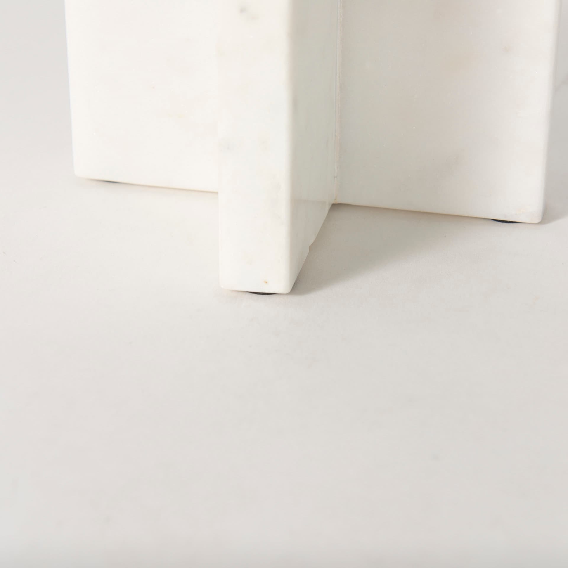 Sophia 5.5"L x 3.5"W x 8.0"H. Marble Candle Holder Medium — product photograph