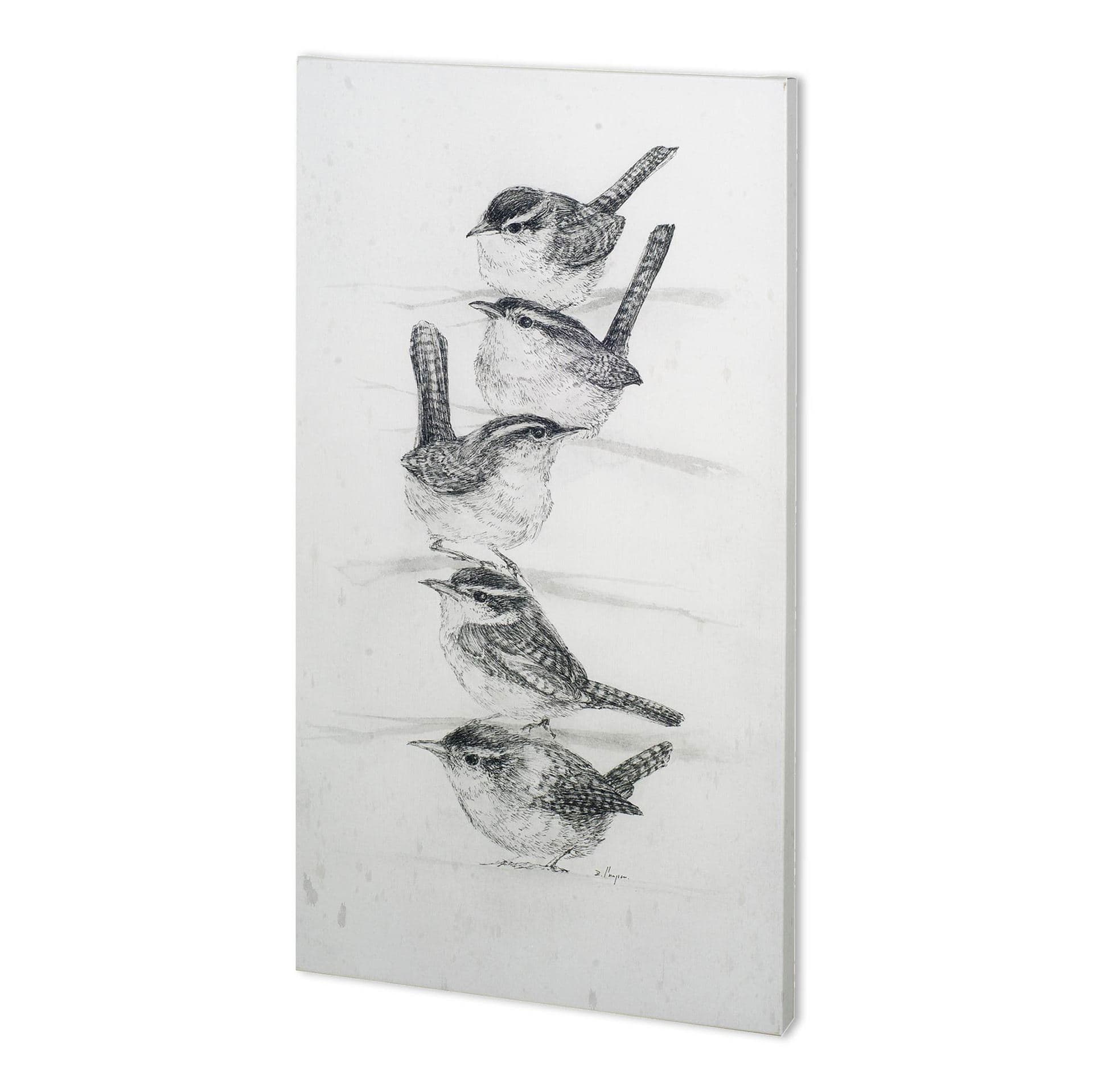 Tutti II by Mercana Studio a Hand Embellished Textured Canvas — product photograph