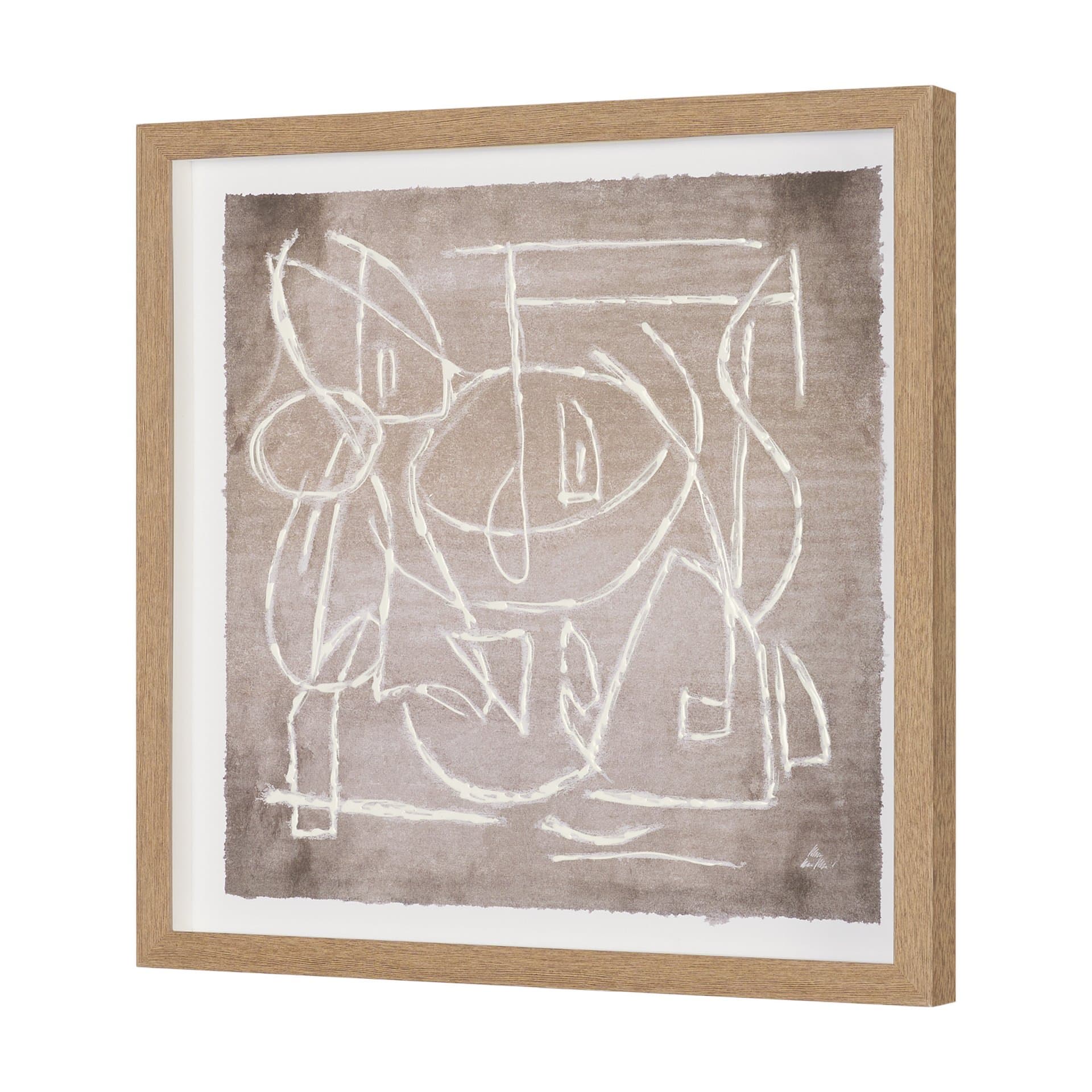 Obscure I by Mercana Studio Hand Embelished Framed Artwork Matted under Glass — product photograph