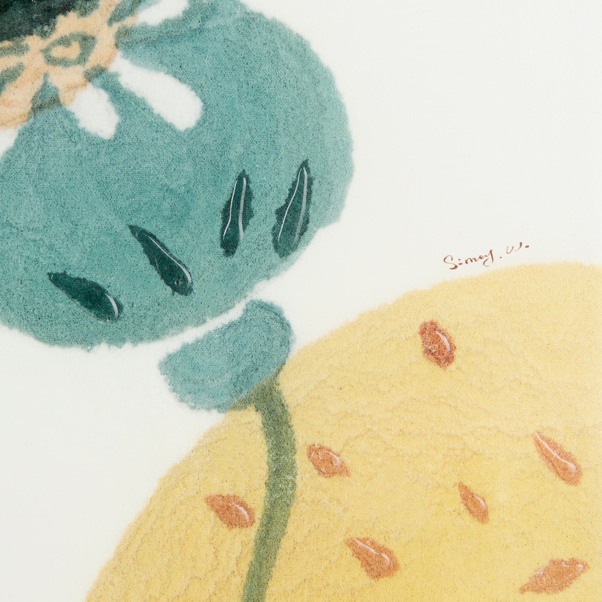 Before Summer I by Mercana Studio a Hand Embellished Textured Canvas — product photograph