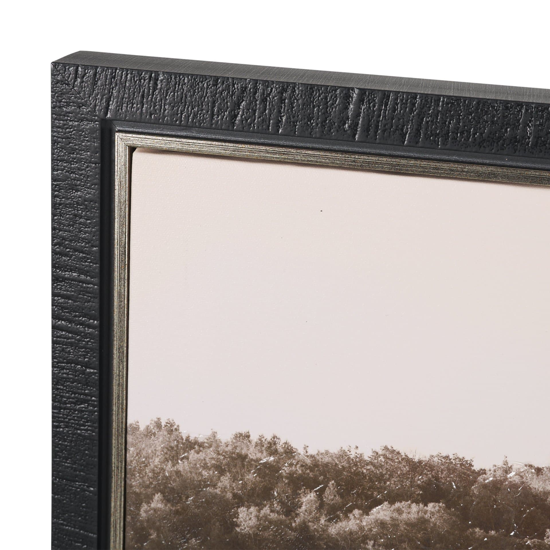 Calm Reflections by Mike Toy Hand-Embellished Textured Framed Canvas Photo Print — product photograph