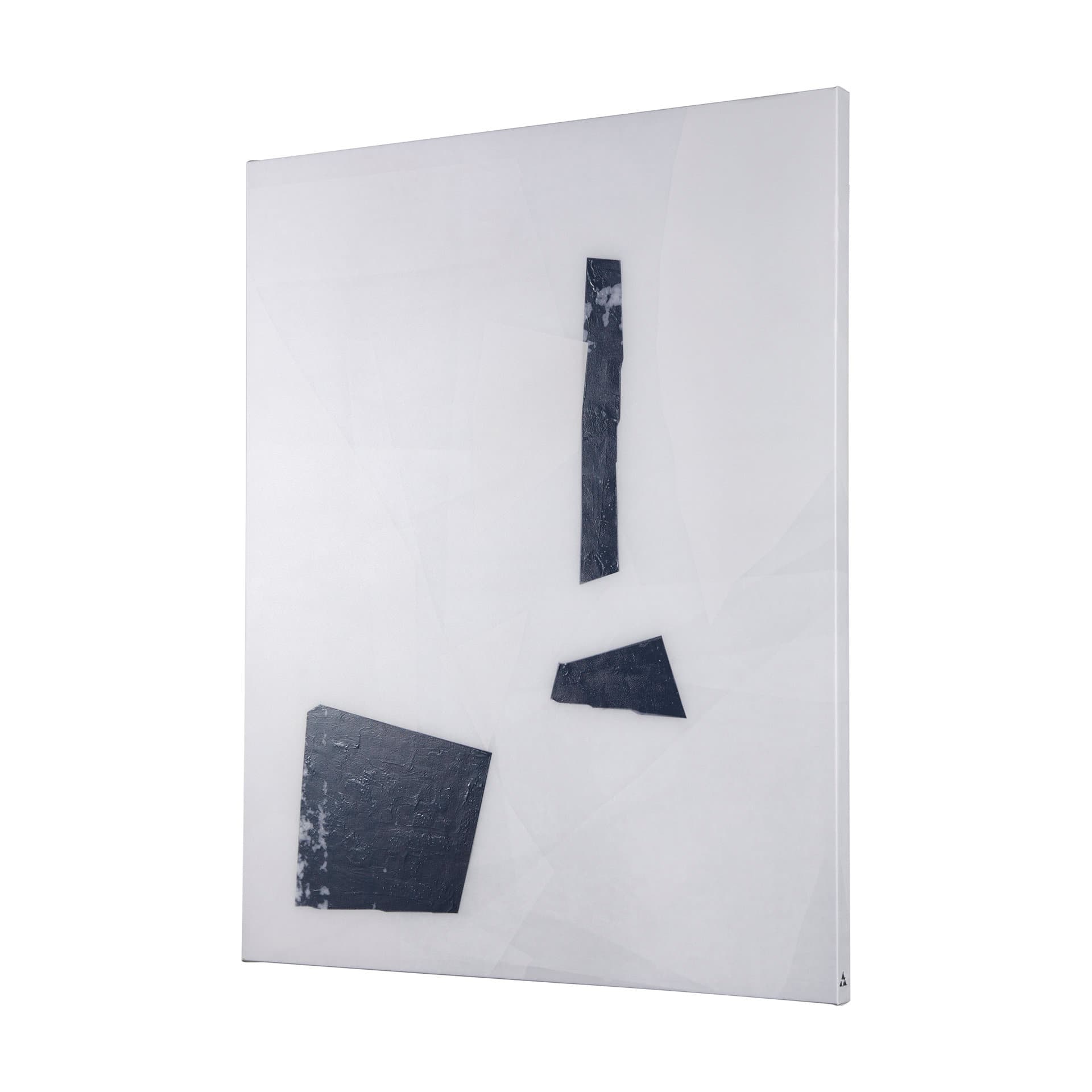 The Shapes I by Mercana Studio a Hand Embellished Textured Canvas — product photograph
