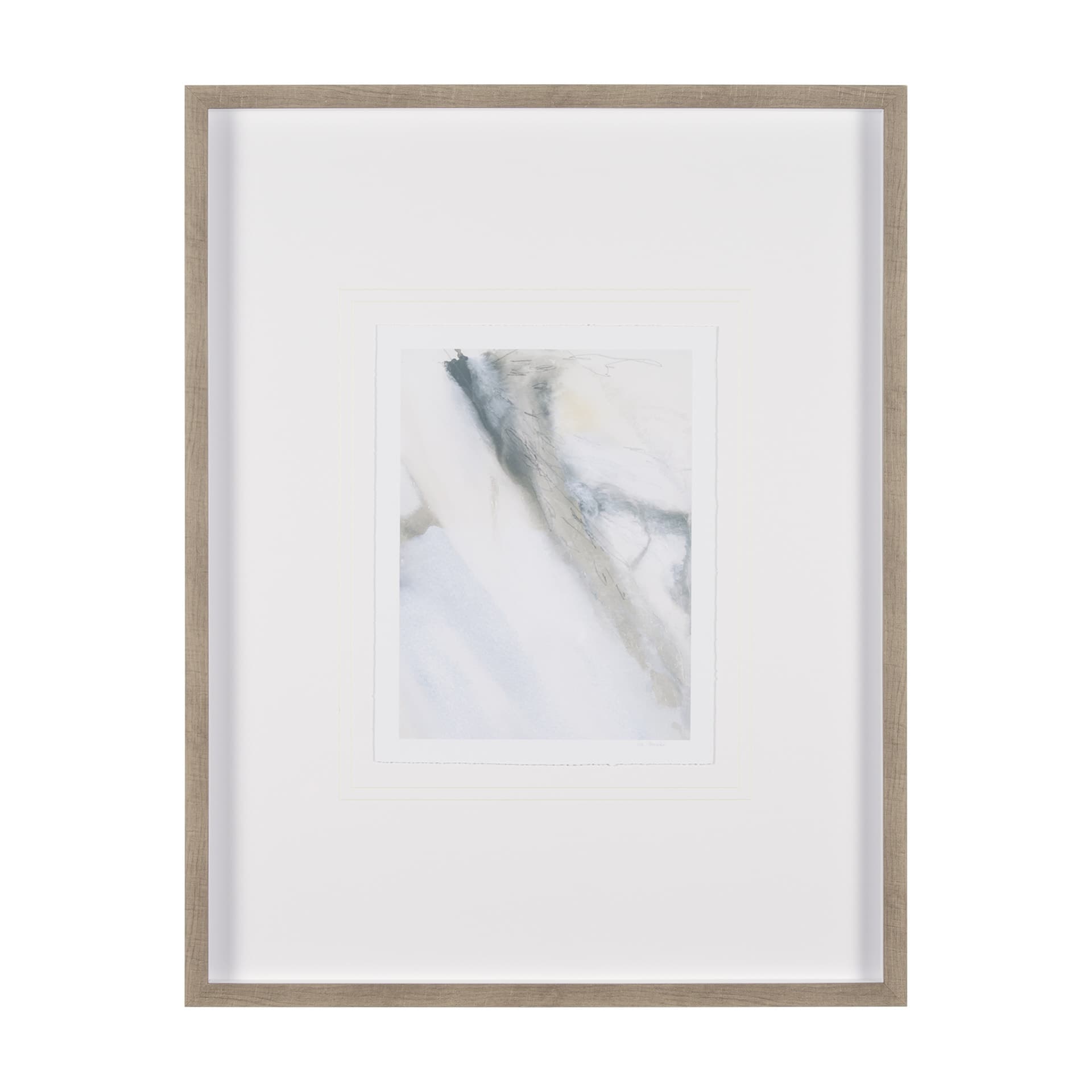 Retreating Tide II by Ira Havuka a Hand Embellished Framed Art Print Matted under Glass — product photograph