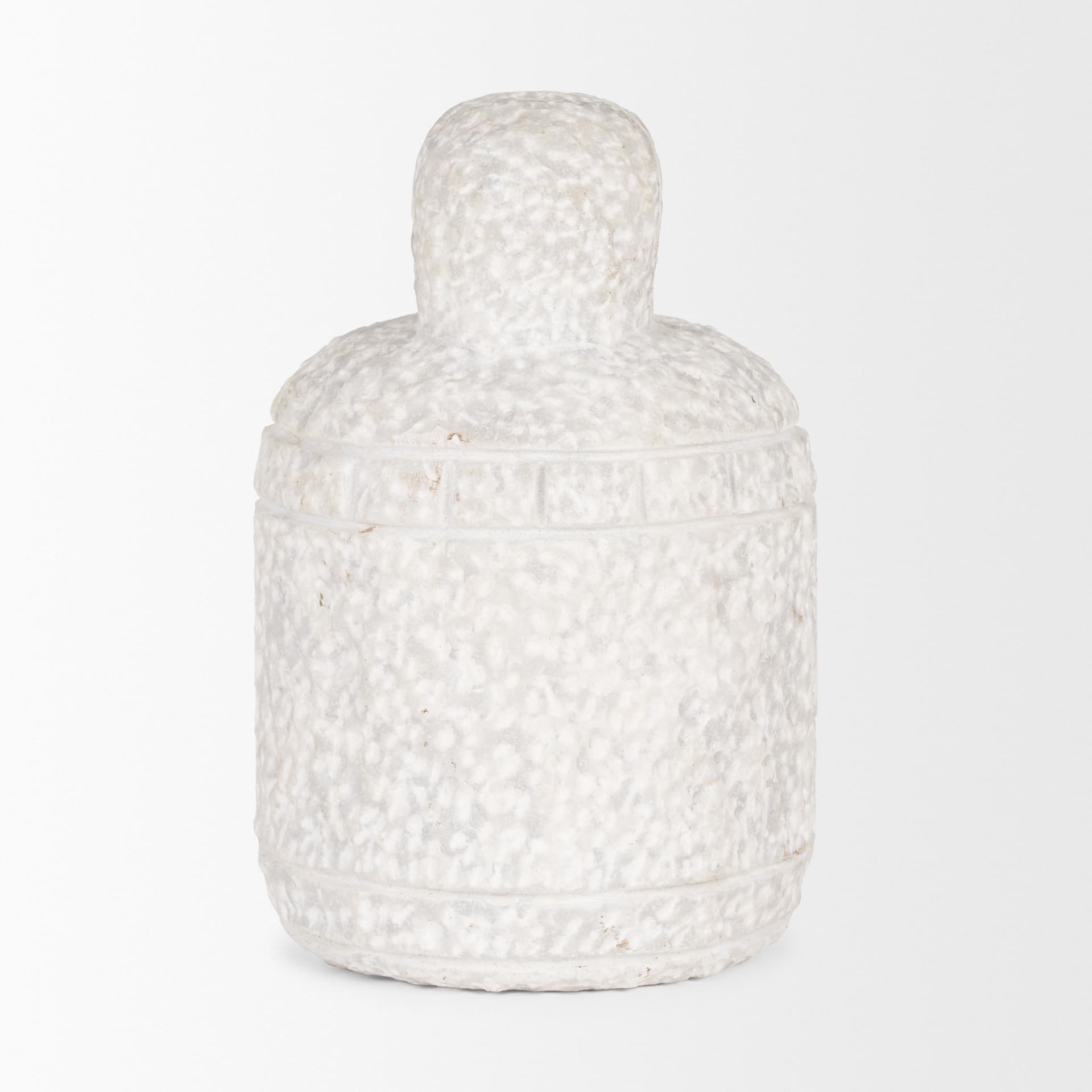 Irina Large White Marble Door Stopper — product photograph
