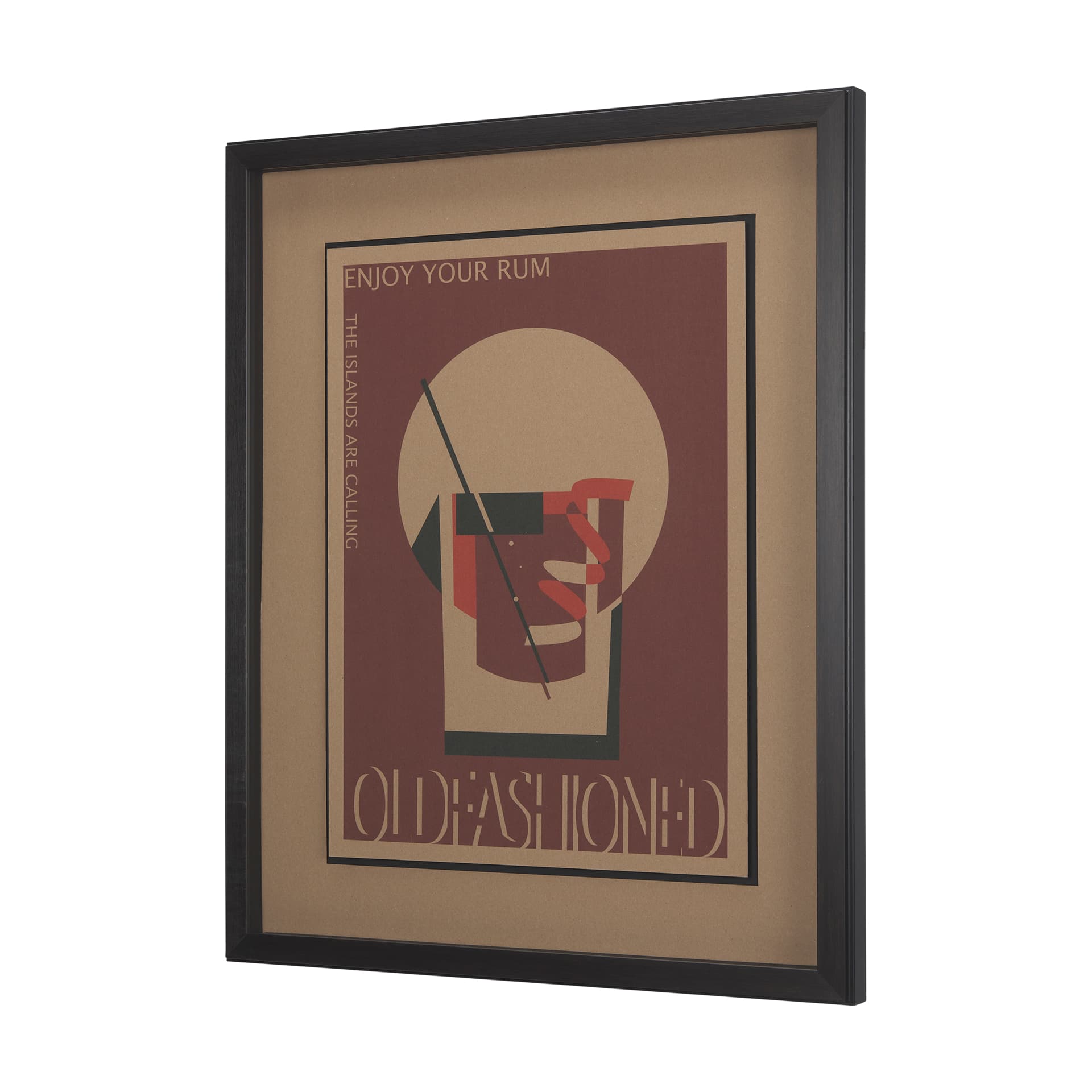 Rum by Simeng a Framed Art Print Matted under Glass — product photograph