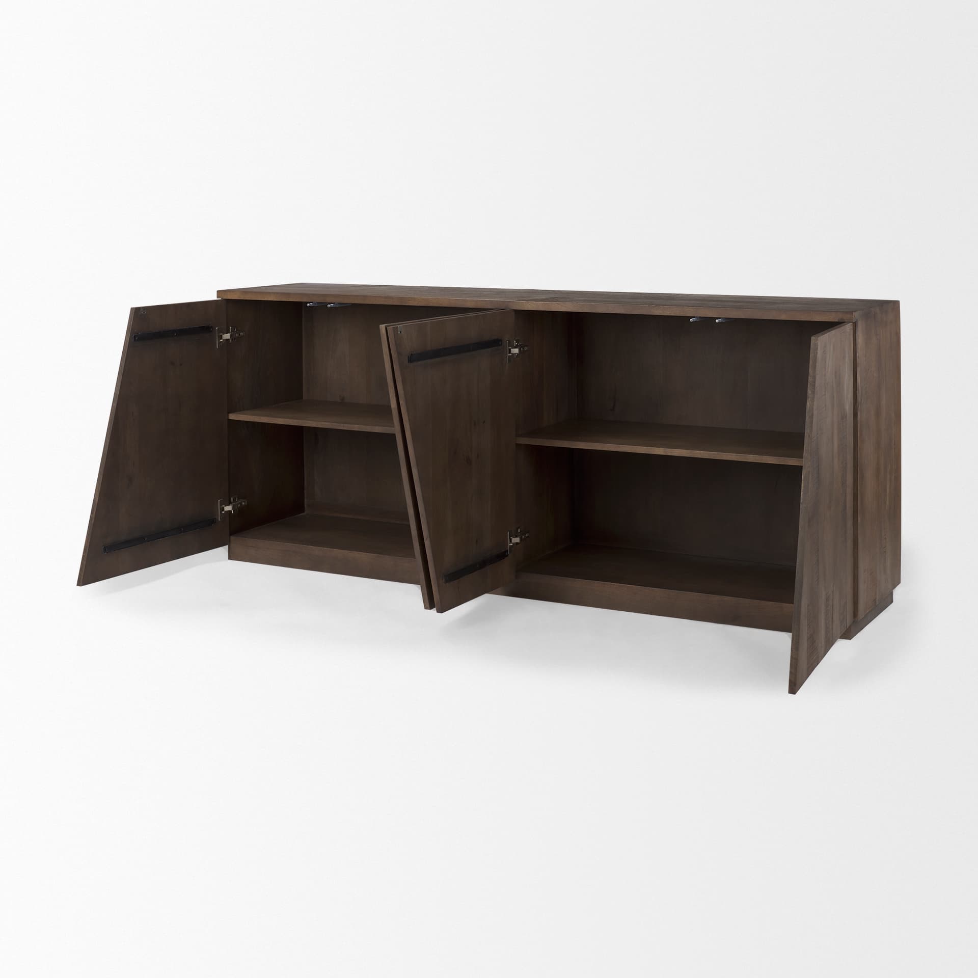 West 82.0L x 18.0W x 34.0H Wooden Angular Sideboard — product photograph