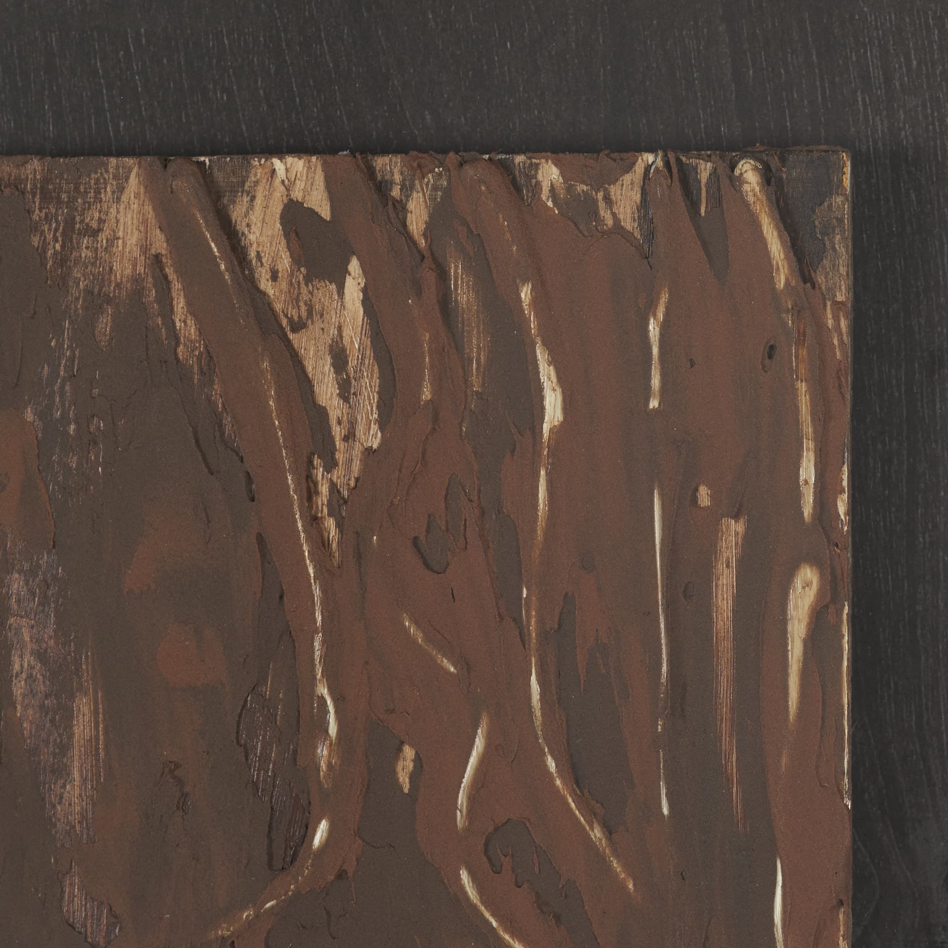 Ochre Drift by Mercana Studio Handmade Original Framed Artwork Matted under Glass — product photograph