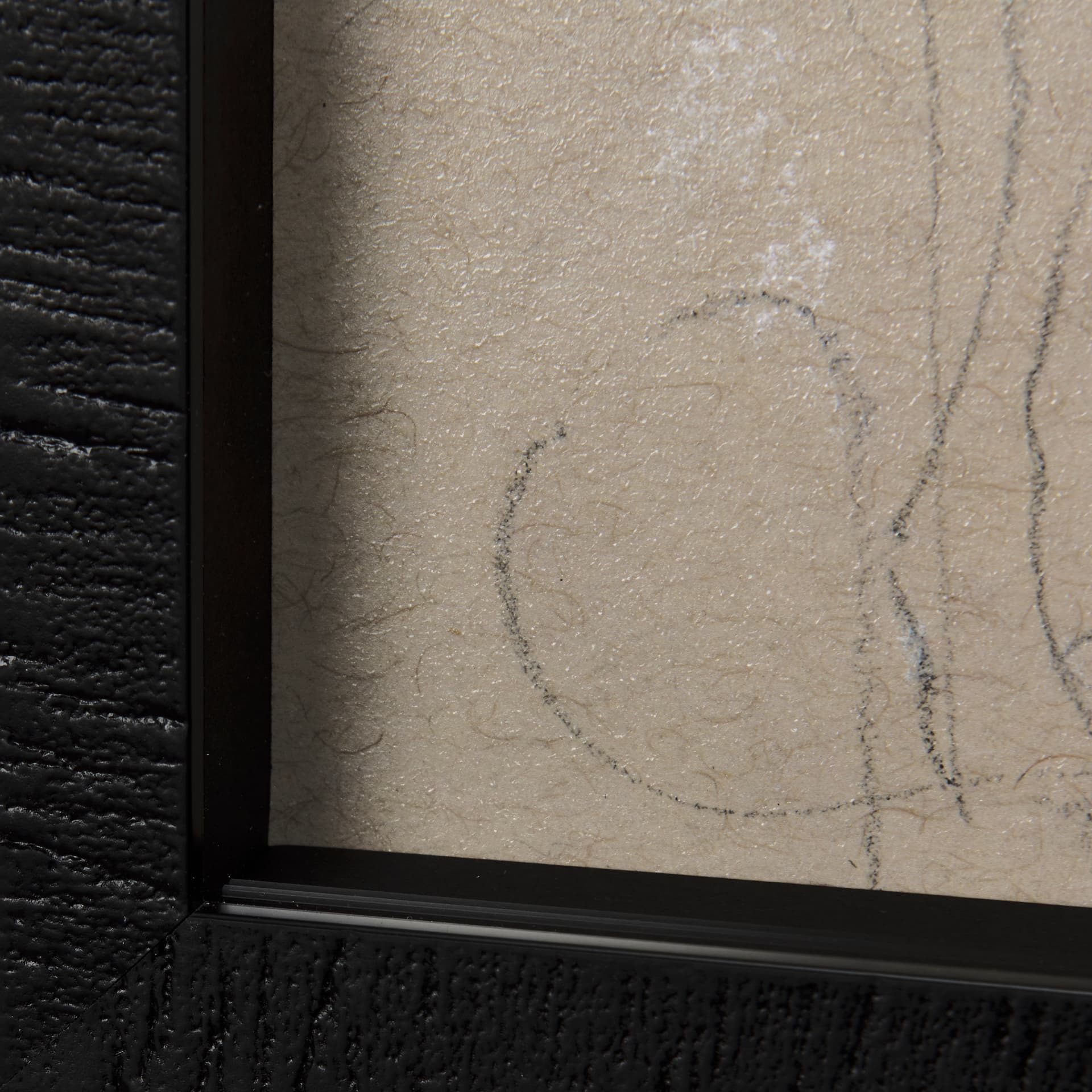 Sketch of Animal III (Antelope) Mercana Studio Hand Embellished Framed Art Print Matted under Glass — product photograph