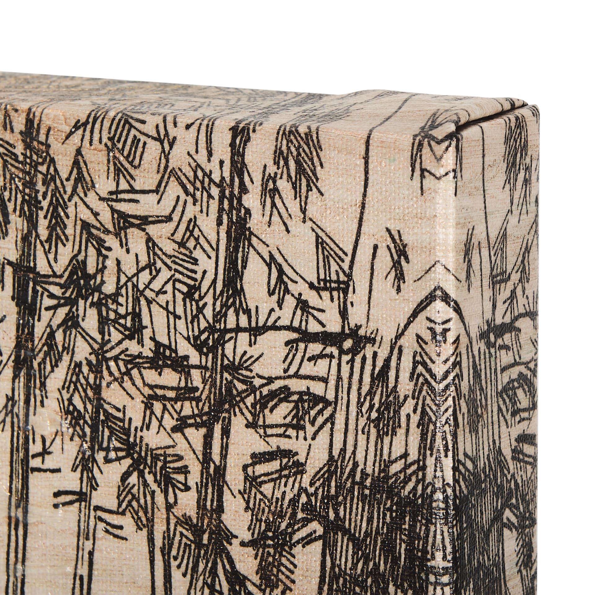 Fireside IV by Mercana Studio a Hand Embellished Textured Canvas — product photograph