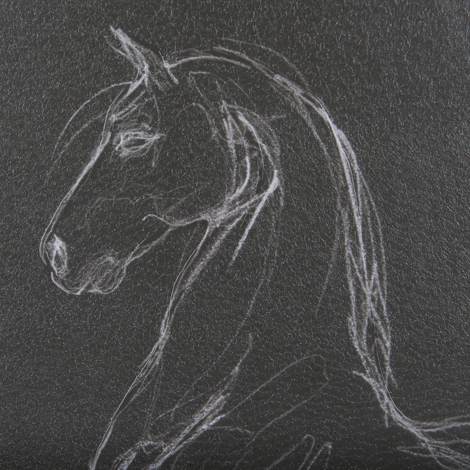 Horse IV by Mercana Studio a Hand Embellished Textured Framed Art Print Matted under Glass — product photograph