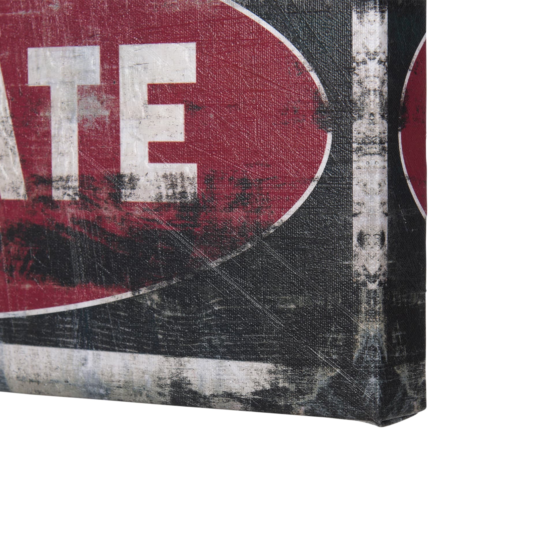 Work Like a Captain by Mercana Studio a Hand Embellished Textured Canvas — product photograph